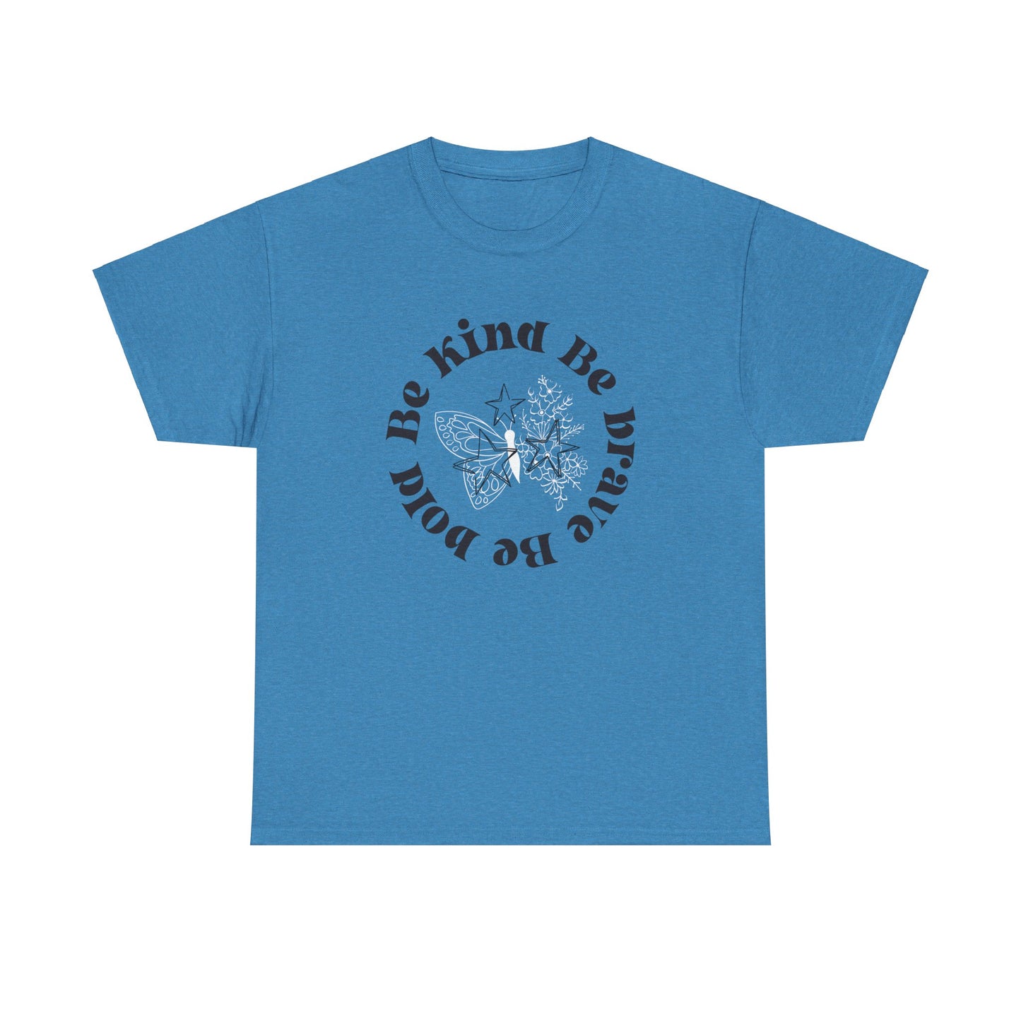 Be Kind Unisex Heavy Cotton Tee - Comfortable, Positive Vibes Apparel