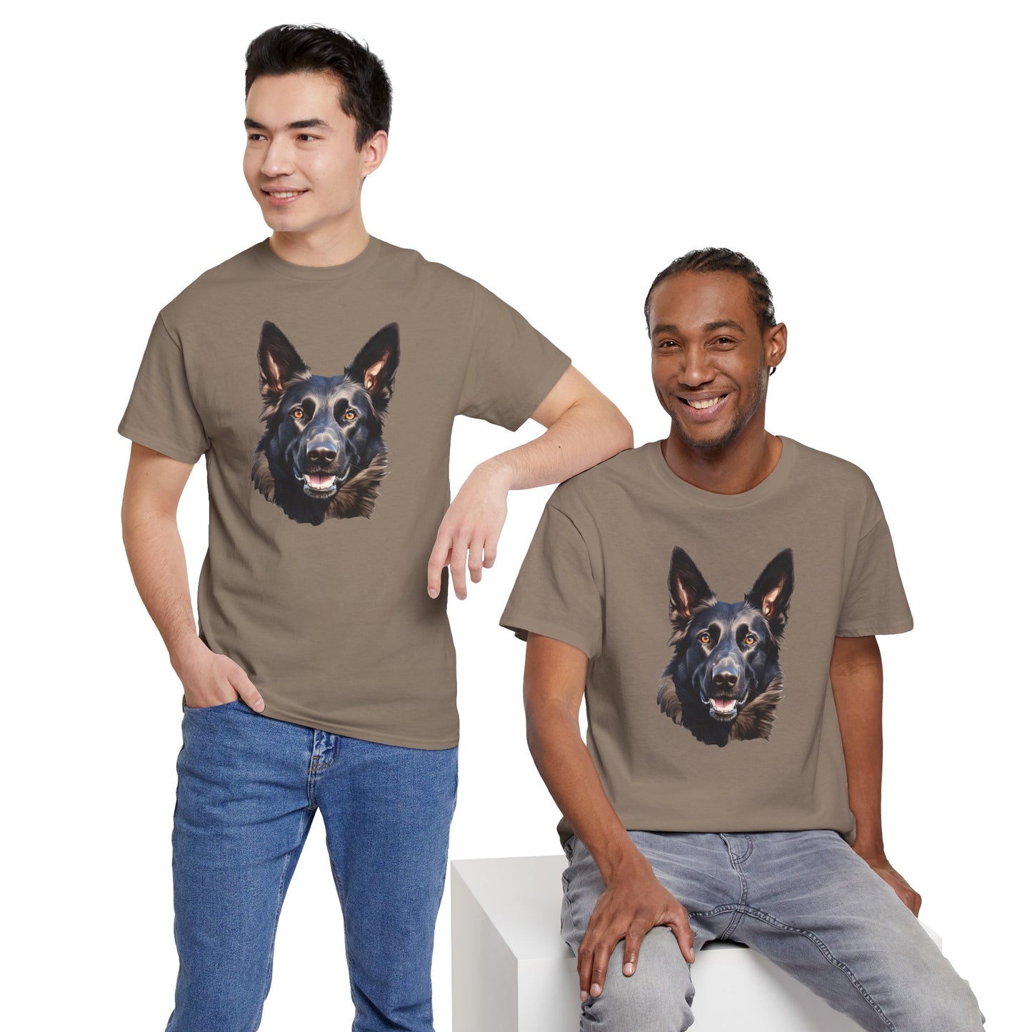 Dog Lover Unisex Tee with Vibrant Design - Ideal for Casual Outings and Gifting
