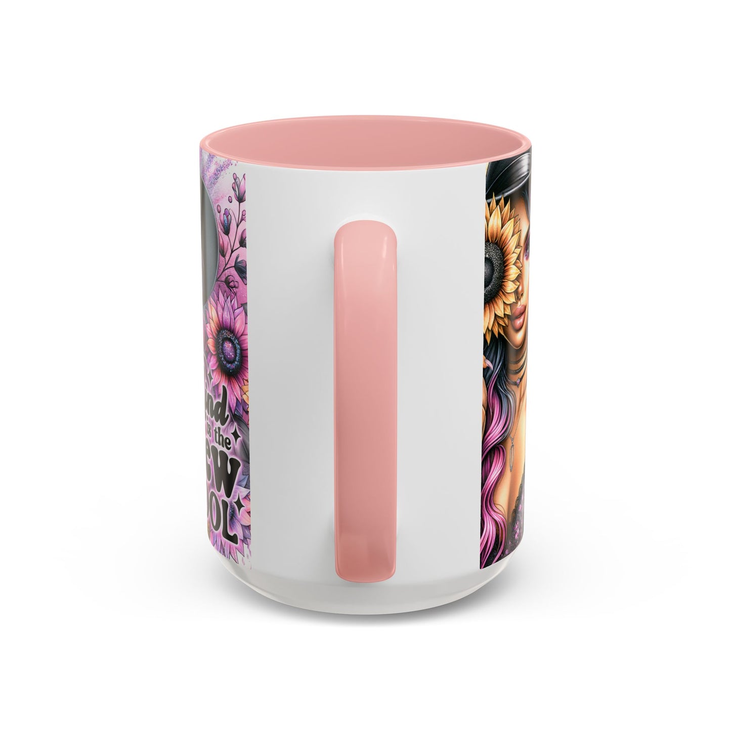 Floral Accent Mug - 15oz Kindness is the New Cool Coffee Cup