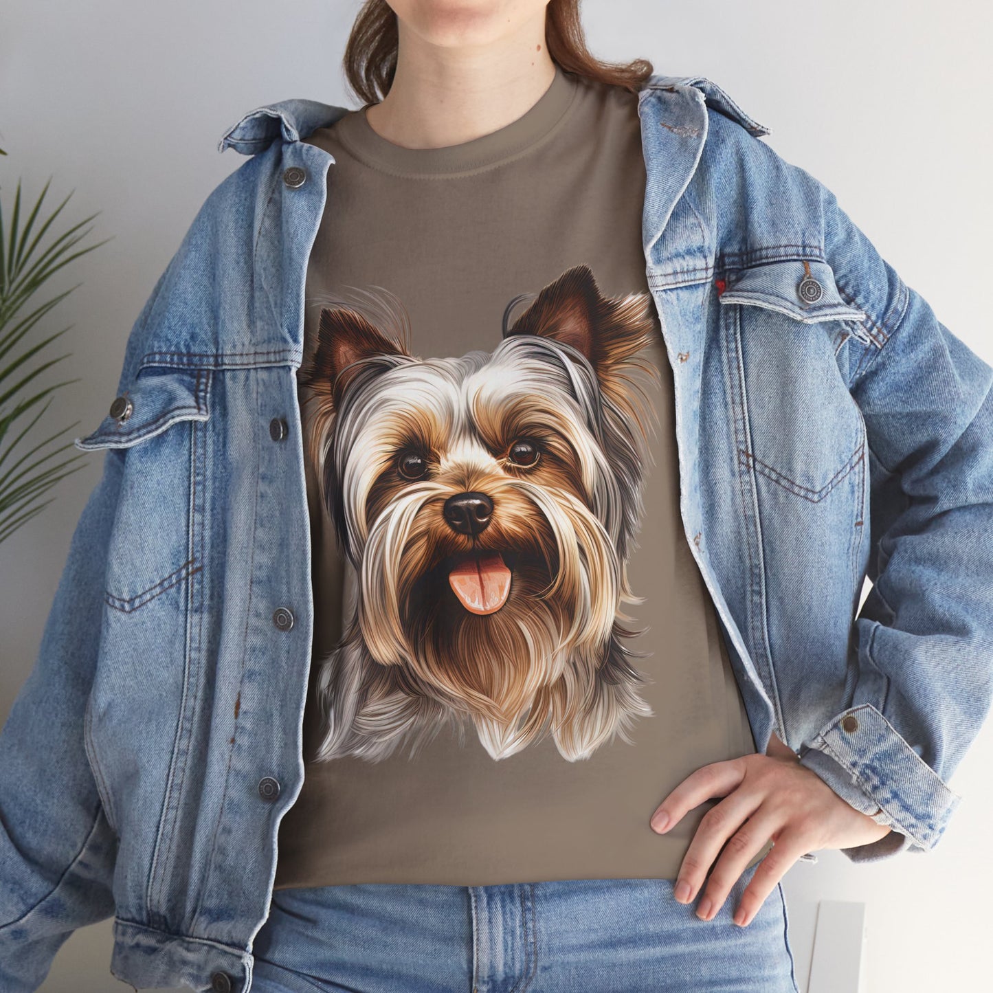 Dog Lover Unisex Tee with Vibrant Design - Ideal for Casual Outings and Gifting Yorkshire Terrier