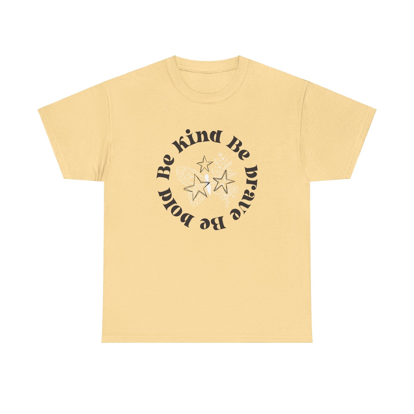 Be Kind Unisex Heavy Cotton Tee - Comfortable, Positive Vibes Apparel