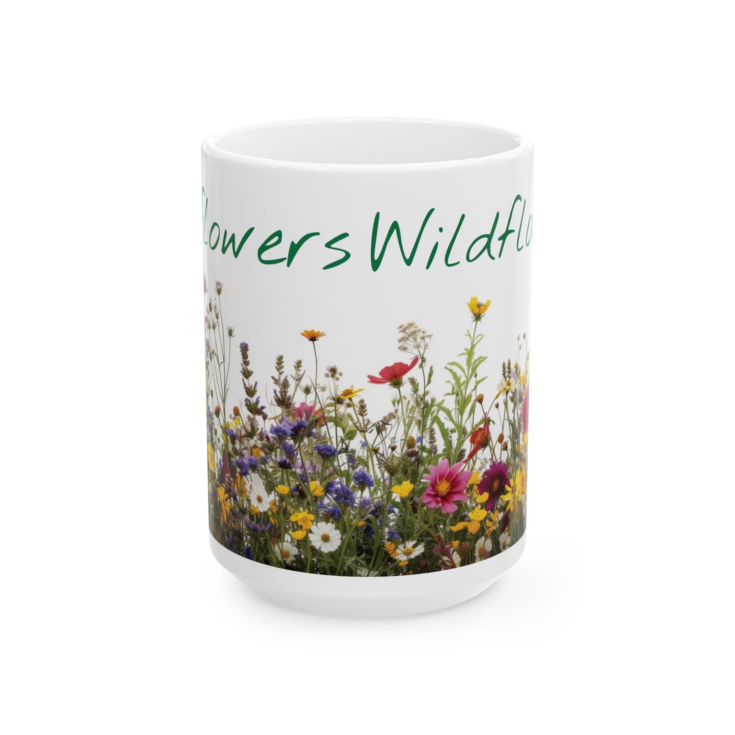 Vibrant Floral Ceramic Mug - Great for Nature Lovers