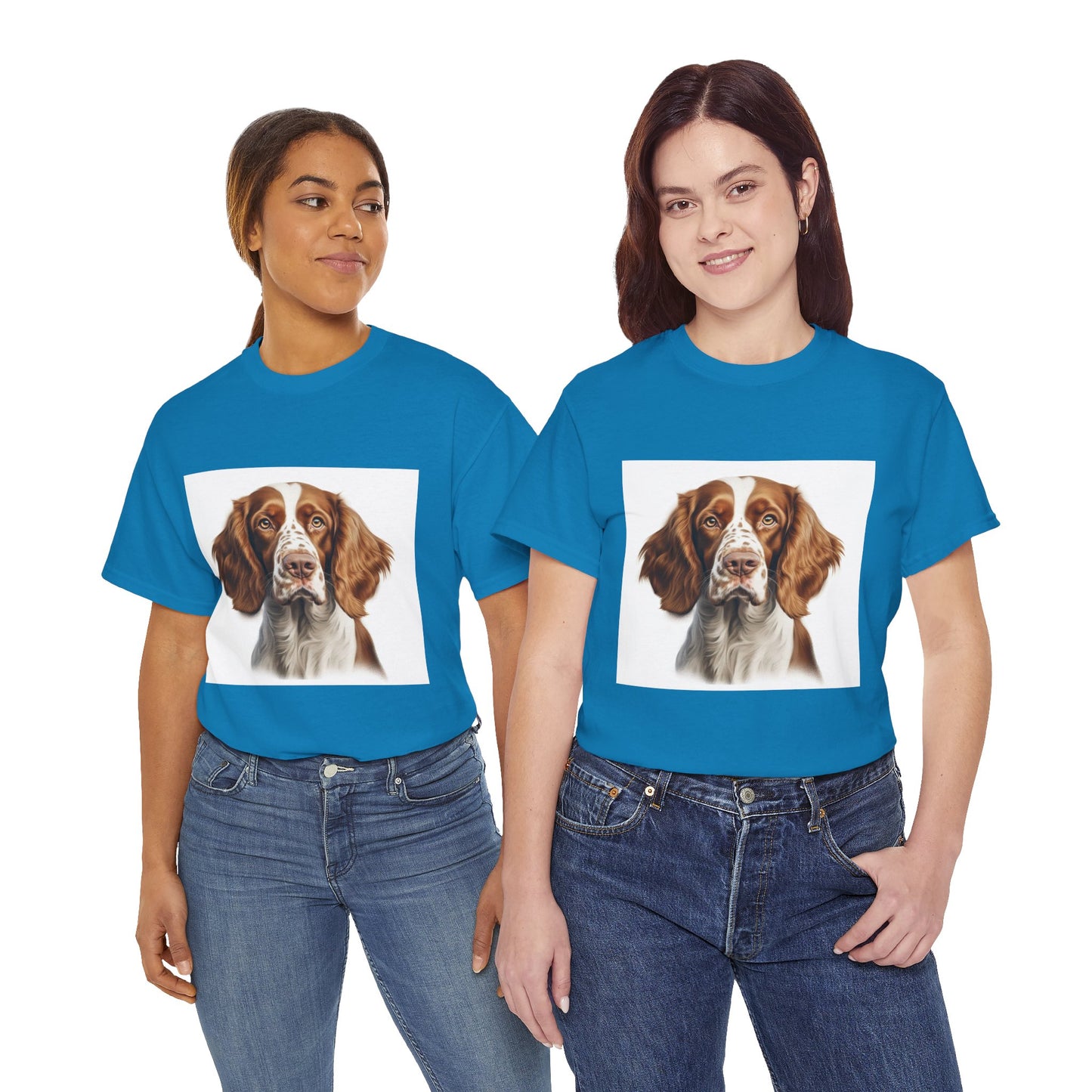 Dog Lover Unisex Tee with Vibrant Design - Ideal for Casual Outings and Gifting
