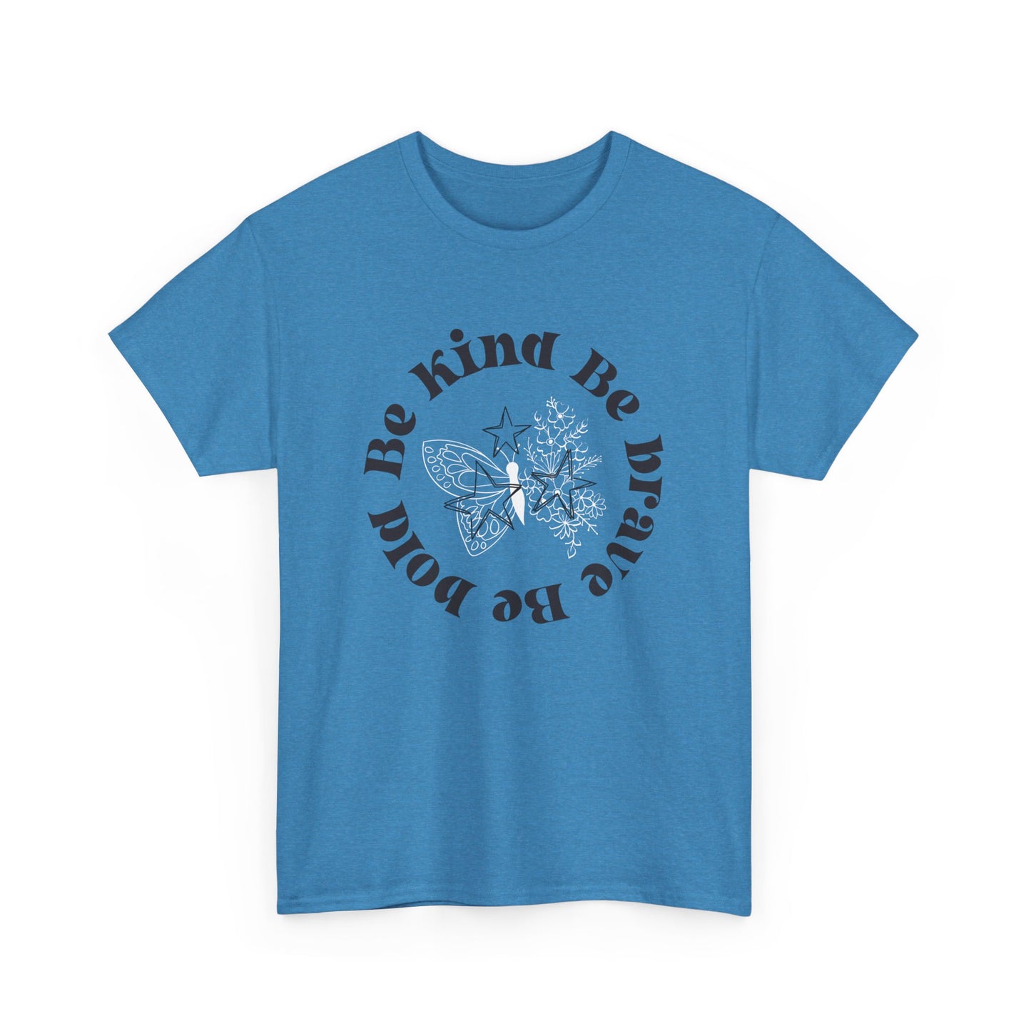 Be Kind Unisex Heavy Cotton Tee - Comfortable, Positive Vibes Apparel