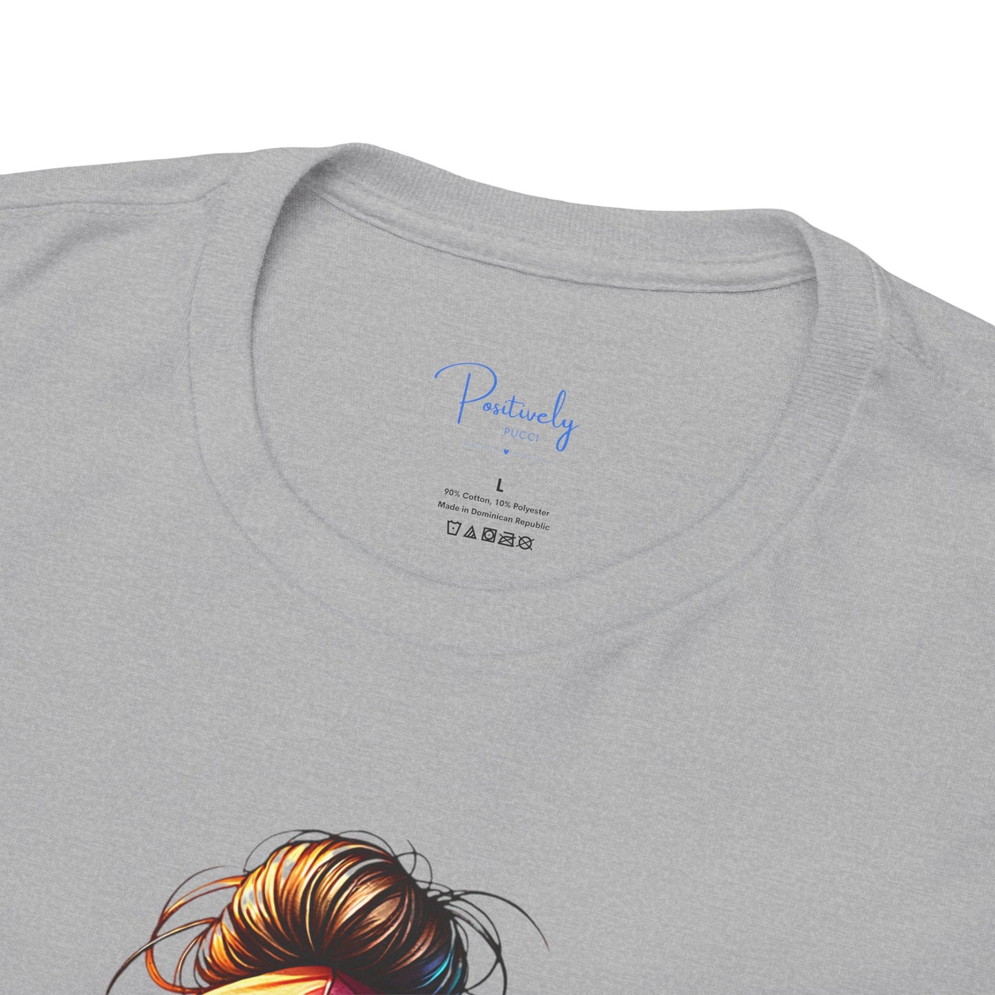 Colorful Cotton Tee - Trendy and Dramatic Design