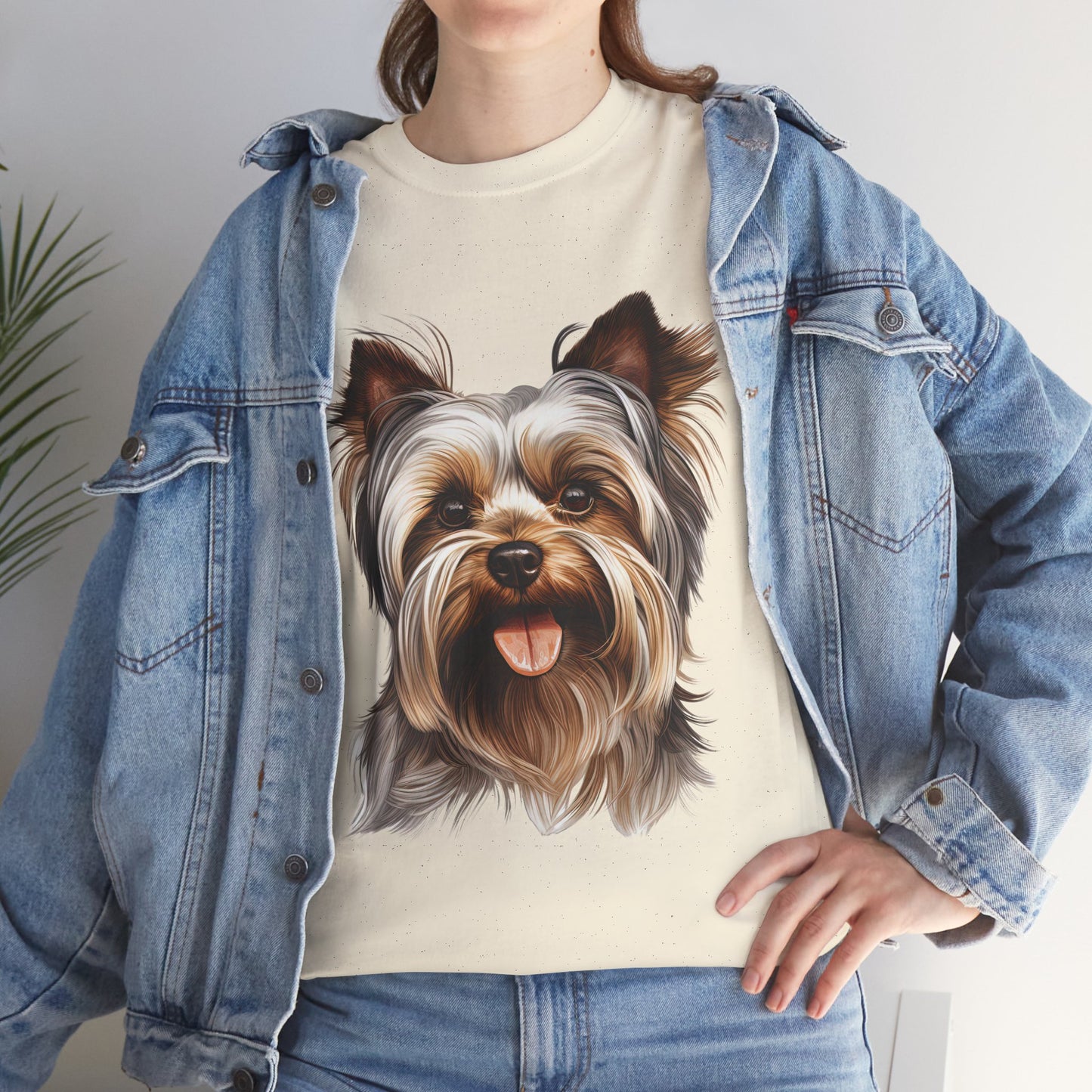 Dog Lover Unisex Tee with Vibrant Design - Ideal for Casual Outings and Gifting Yorkshire Terrier