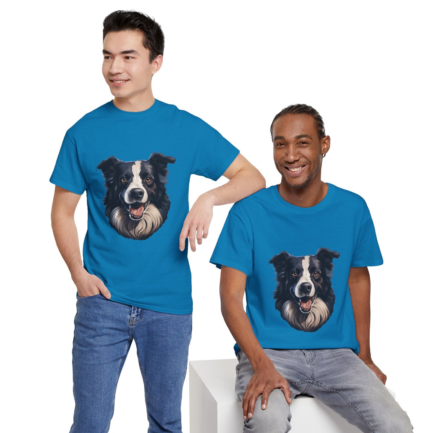 Dog Lover Unisex Tee with Vibrant Design - Ideal for Casual Outings and Gifting