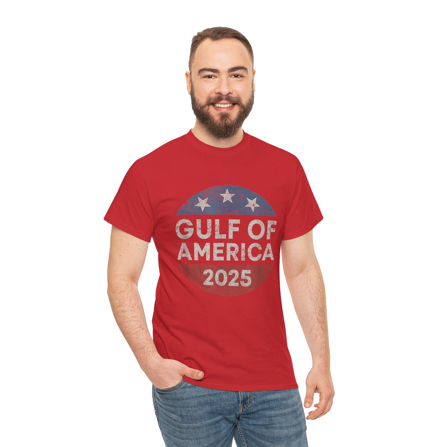 "Gulf of America" Unisex Heavy Cotton Tee - Celebrate American Pride & Everyday Comfort