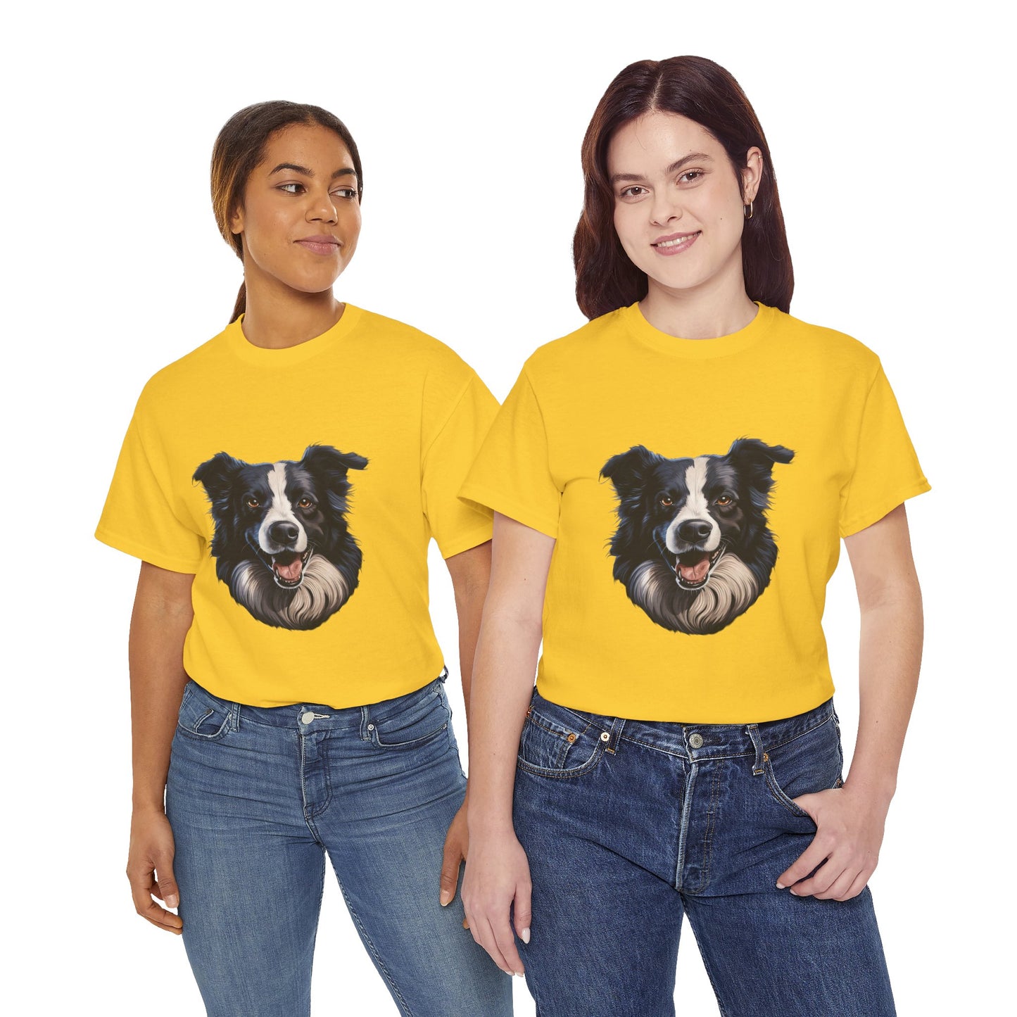 Dog Lover Unisex Tee with Vibrant Design - Ideal for Casual Outings and Gifting