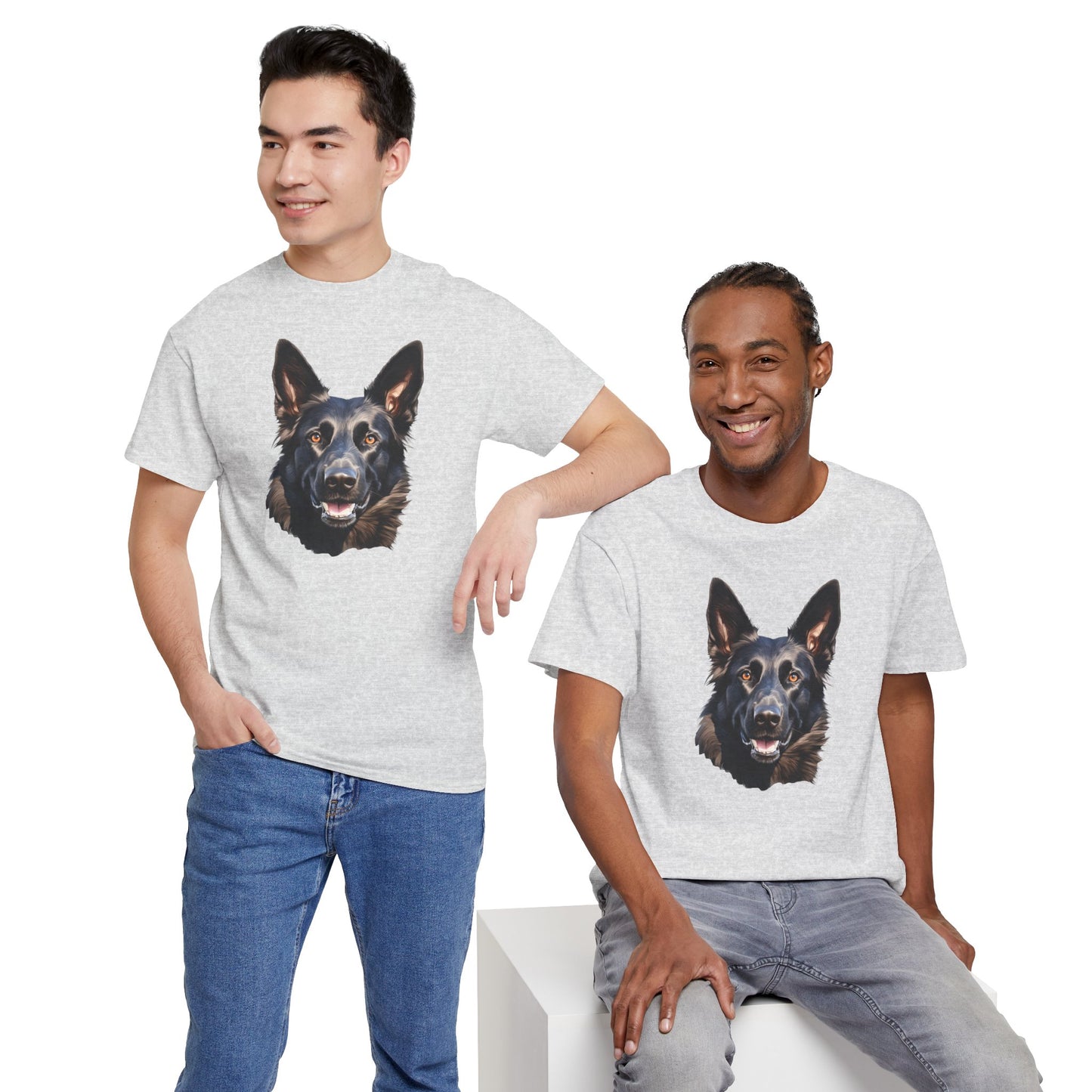Dog Lover Unisex Tee with Vibrant Design - Ideal for Casual Outings and Gifting