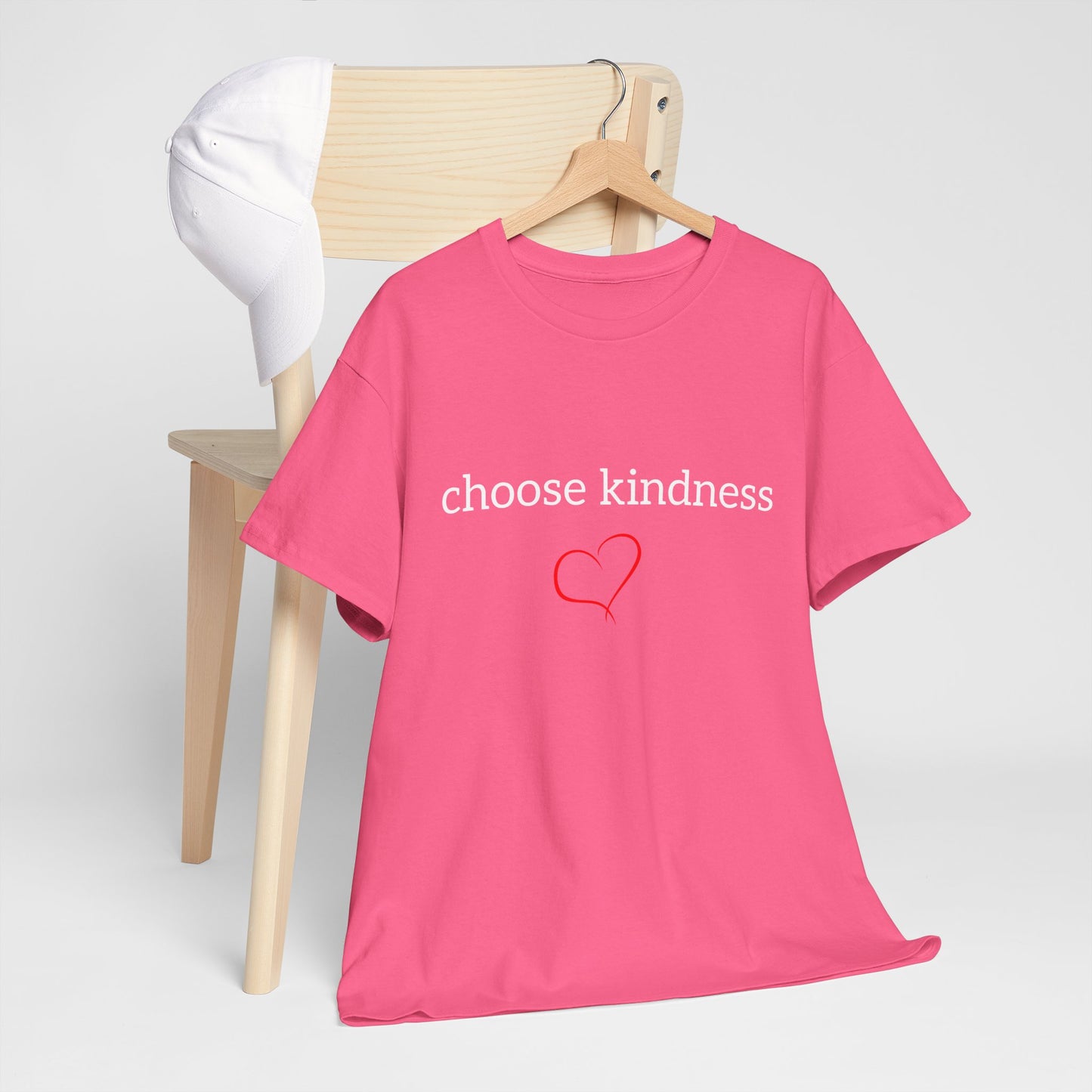 Choose Kindness Unisex Heavy Cotton Tee - Inspirational T-Shirt for Everyday Wear
