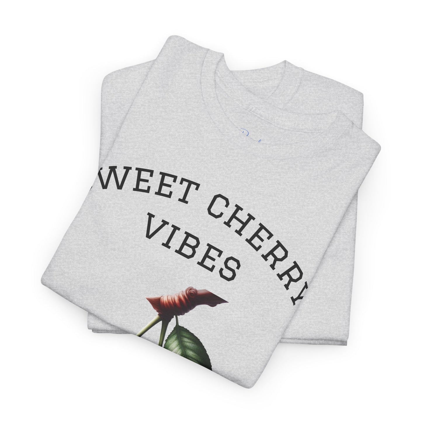 Unisex Heavy Cotton Tee - "Sweet Cherry Vibes"