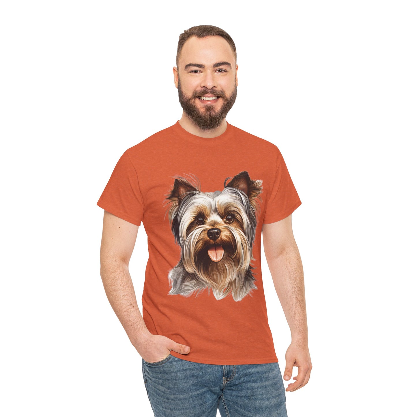 Dog Lover Unisex Tee with Vibrant Design - Ideal for Casual Outings and Gifting Yorkshire Terrier