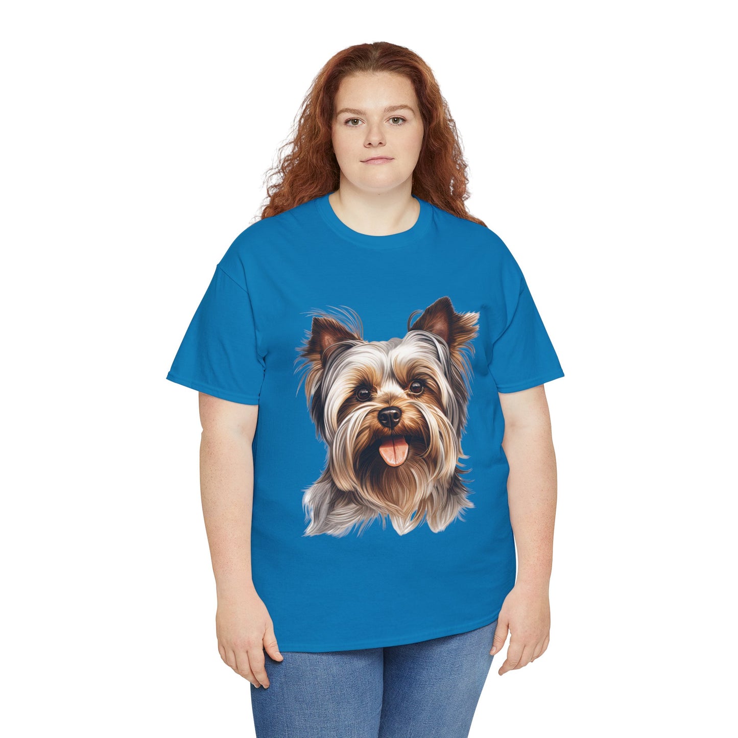 Dog Lover Unisex Tee with Vibrant Design - Ideal for Casual Outings and Gifting Yorkshire Terrier