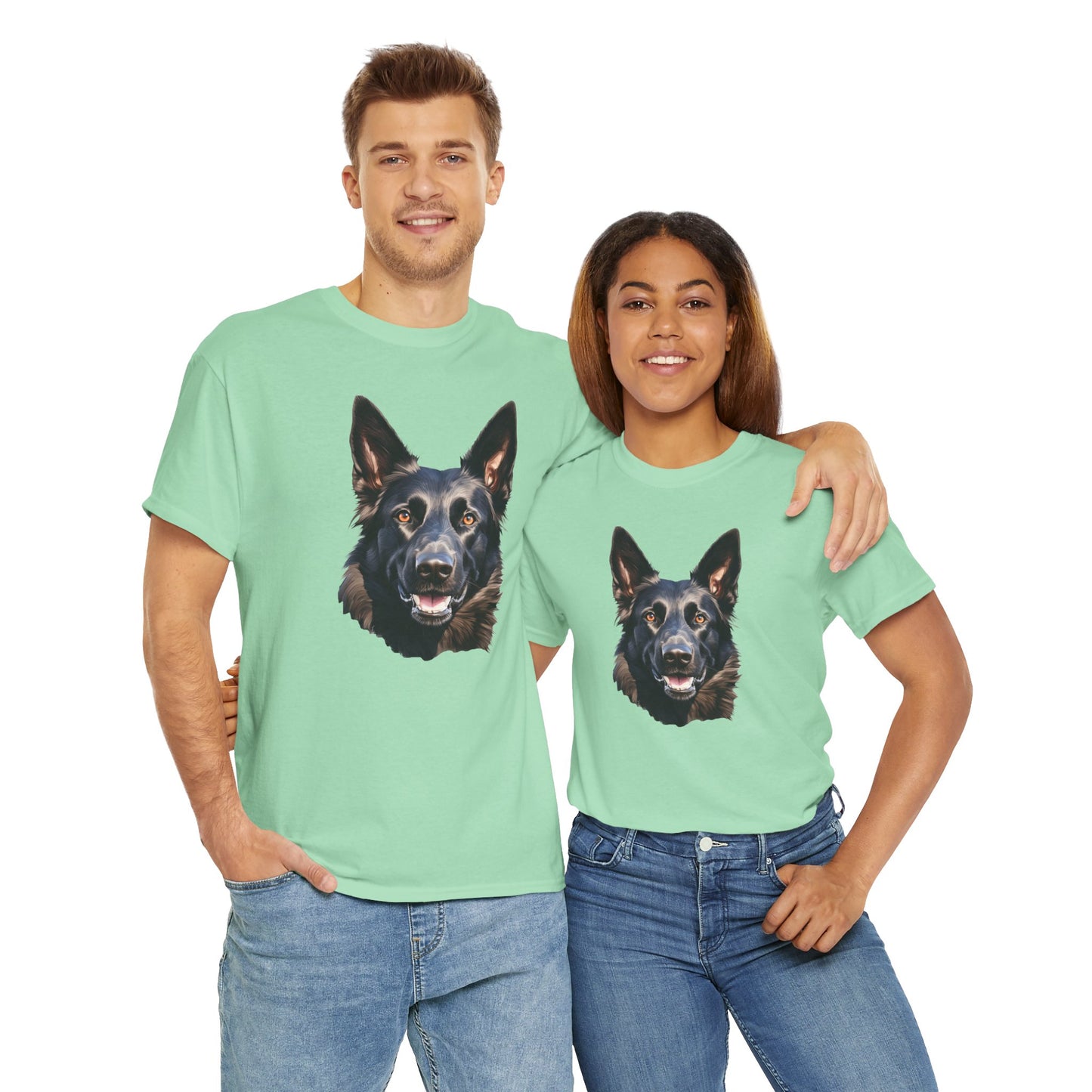 Dog Lover Unisex Tee with Vibrant Design - Ideal for Casual Outings and Gifting
