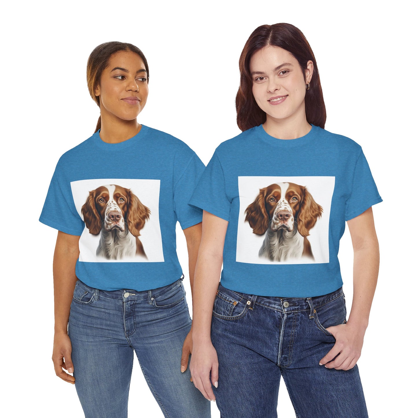 Dog Lover Unisex Tee with Vibrant Design - Ideal for Casual Outings and Gifting