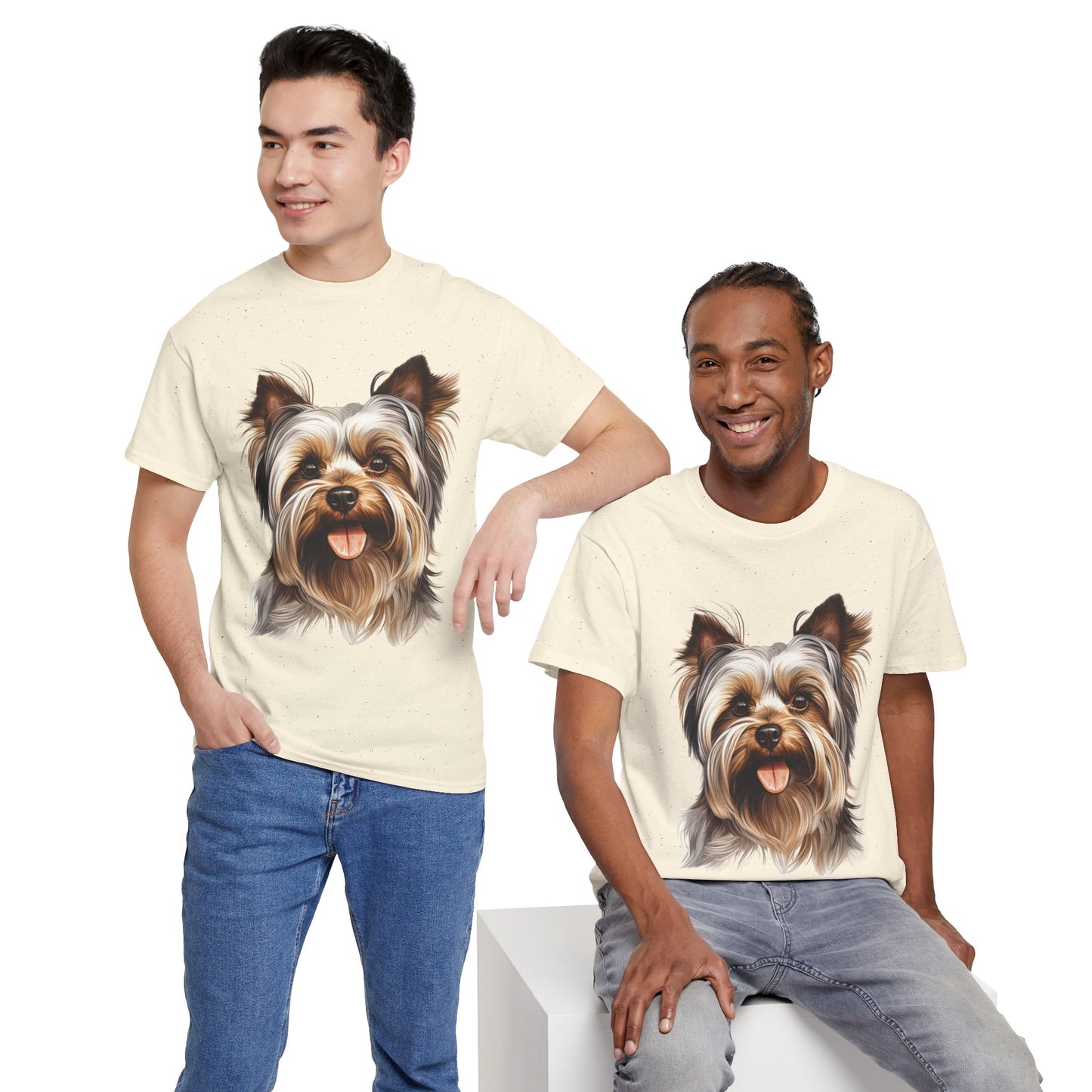 Dog Lover Unisex Tee with Vibrant Design - Ideal for Casual Outings and Gifting Yorkshire Terrier
