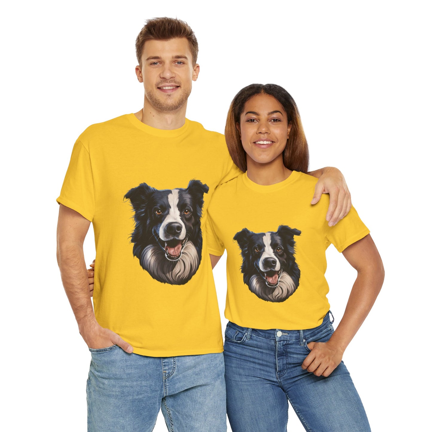 Dog Lover Unisex Tee with Vibrant Design - Ideal for Casual Outings and Gifting