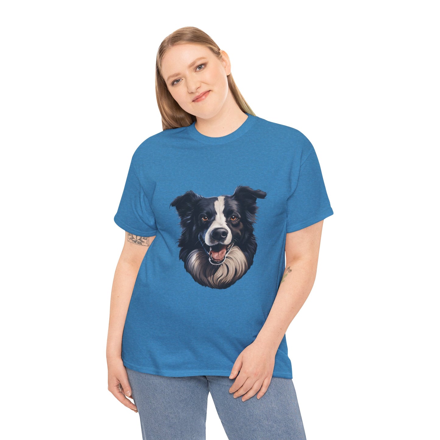 Dog Lover Unisex Tee with Vibrant Design - Ideal for Casual Outings and Gifting