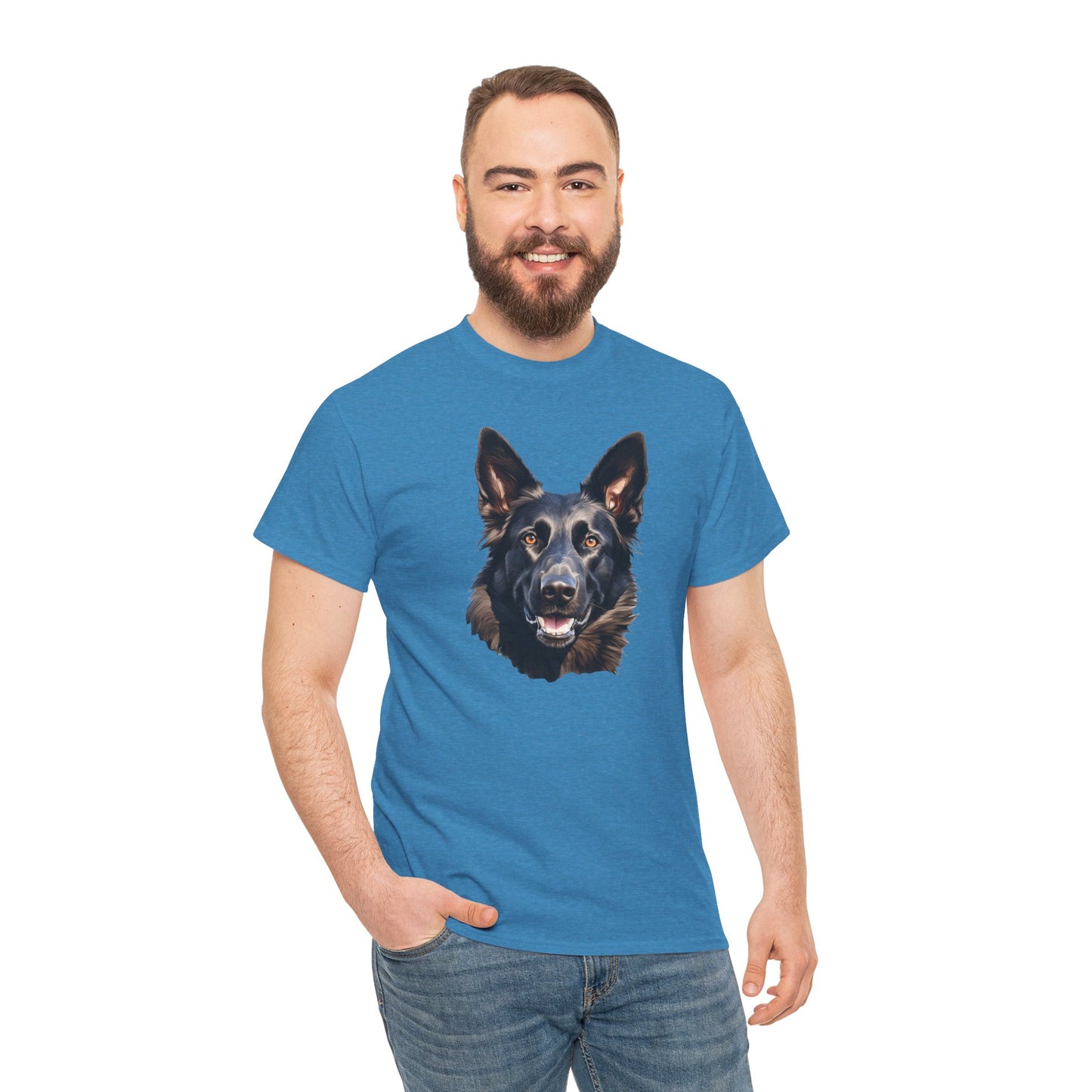 Dog Lover Unisex Tee with Vibrant Design - Ideal for Casual Outings and Gifting
