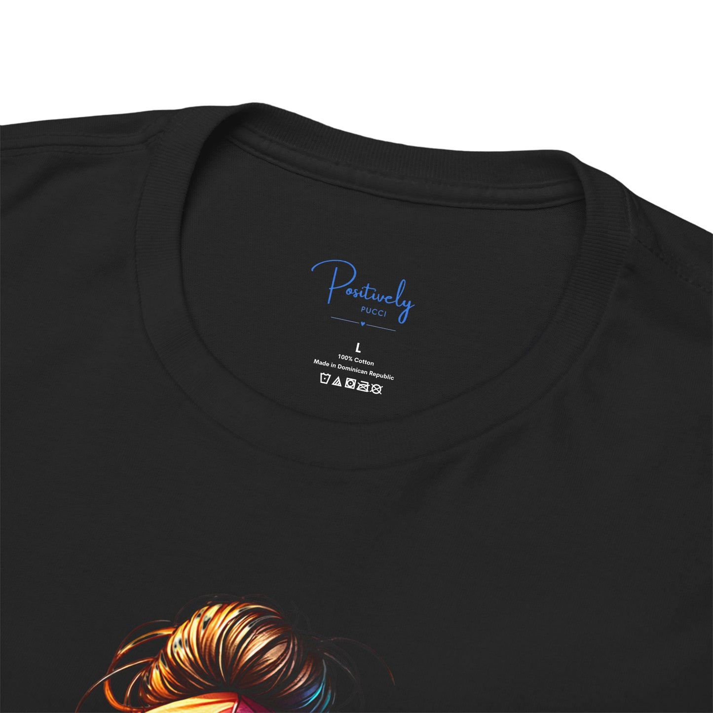 Colorful Cotton Tee - Trendy and Dramatic Design
