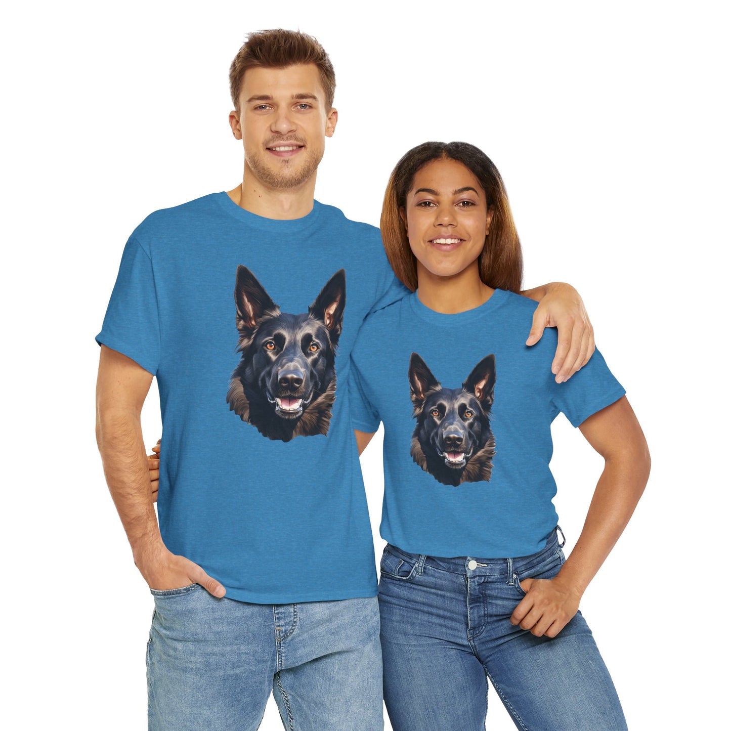Dog Lover Unisex Tee with Vibrant Design - Ideal for Casual Outings and Gifting