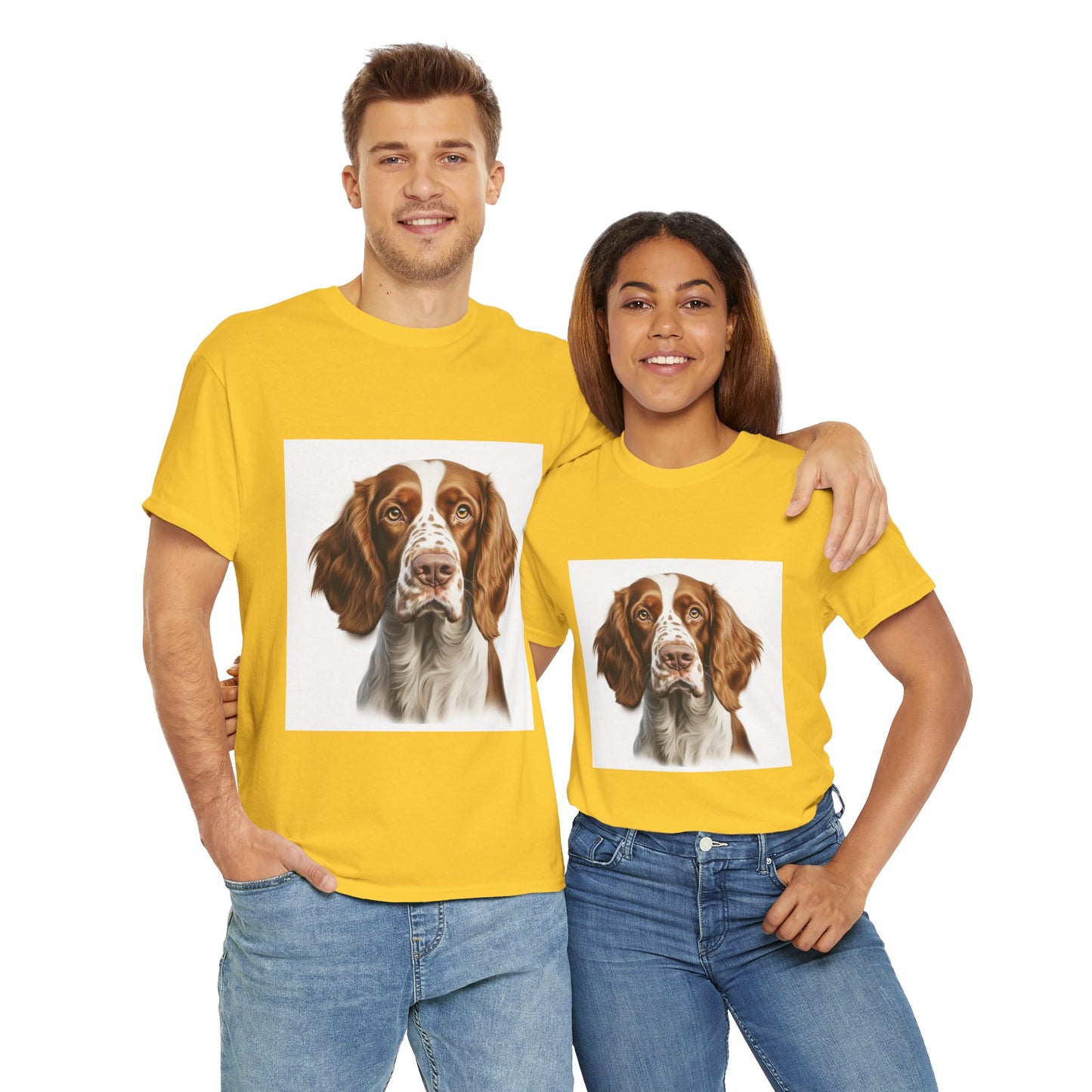 Dog Lover Unisex Tee with Vibrant Design - Ideal for Casual Outings and Gifting