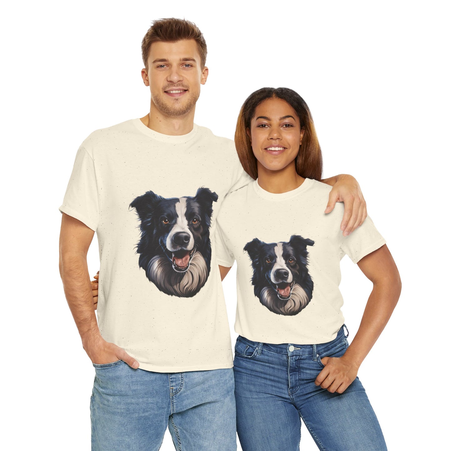 Dog Lover Unisex Tee with Vibrant Design - Ideal for Casual Outings and Gifting