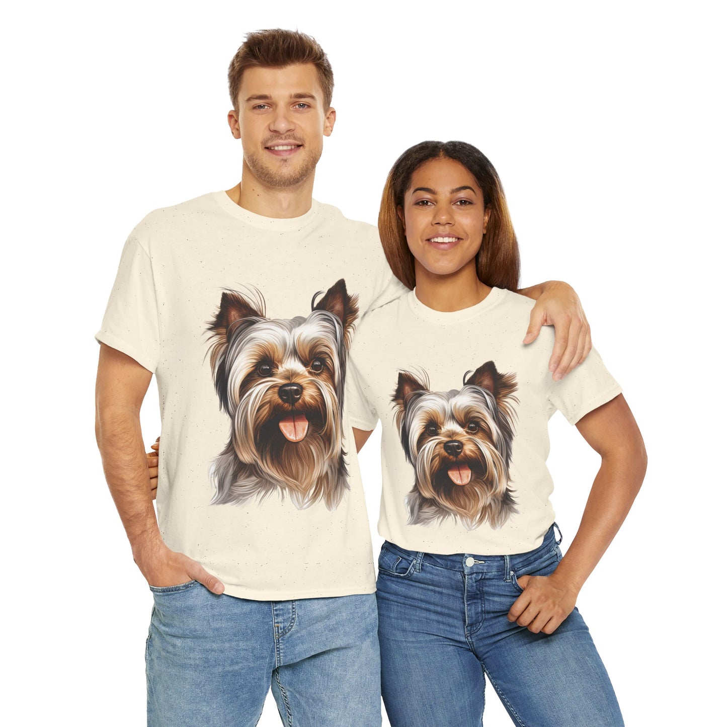 Dog Lover Unisex Tee with Vibrant Design - Ideal for Casual Outings and Gifting Yorkshire Terrier