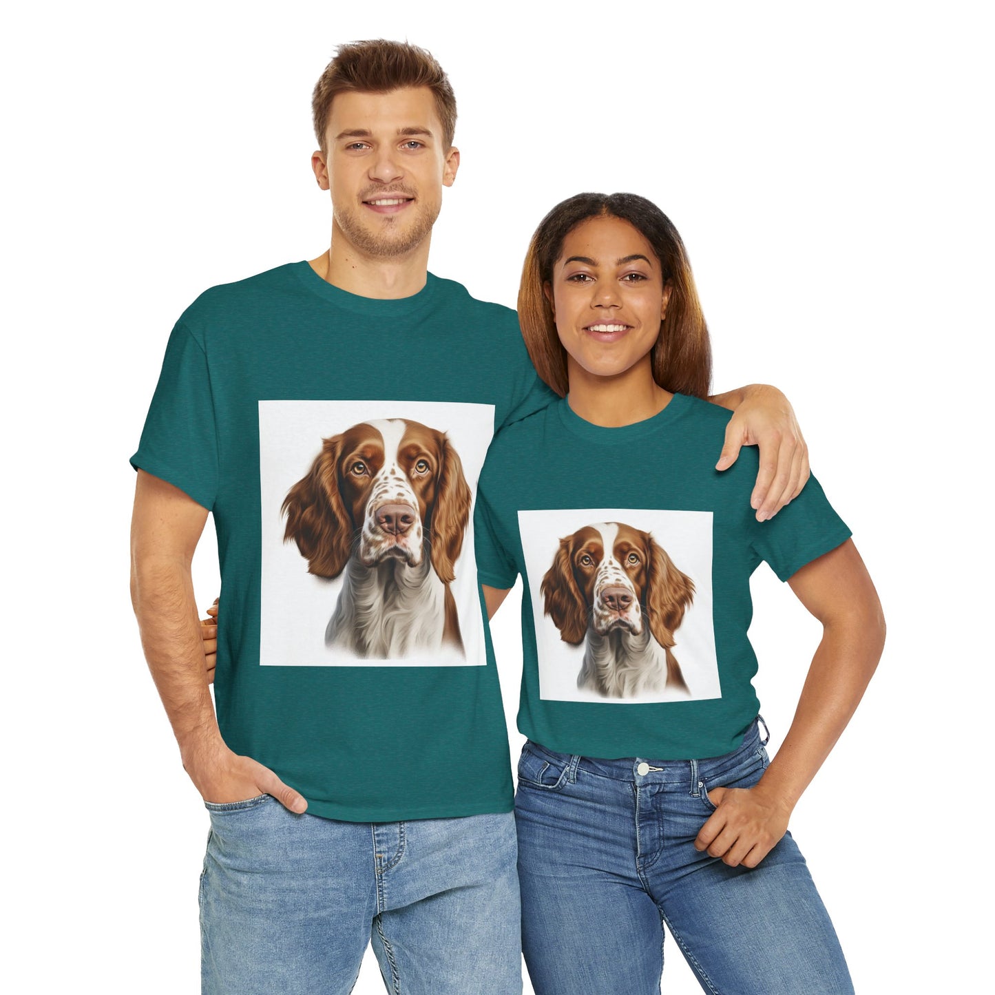 Dog Lover Unisex Tee with Vibrant Design - Ideal for Casual Outings and Gifting