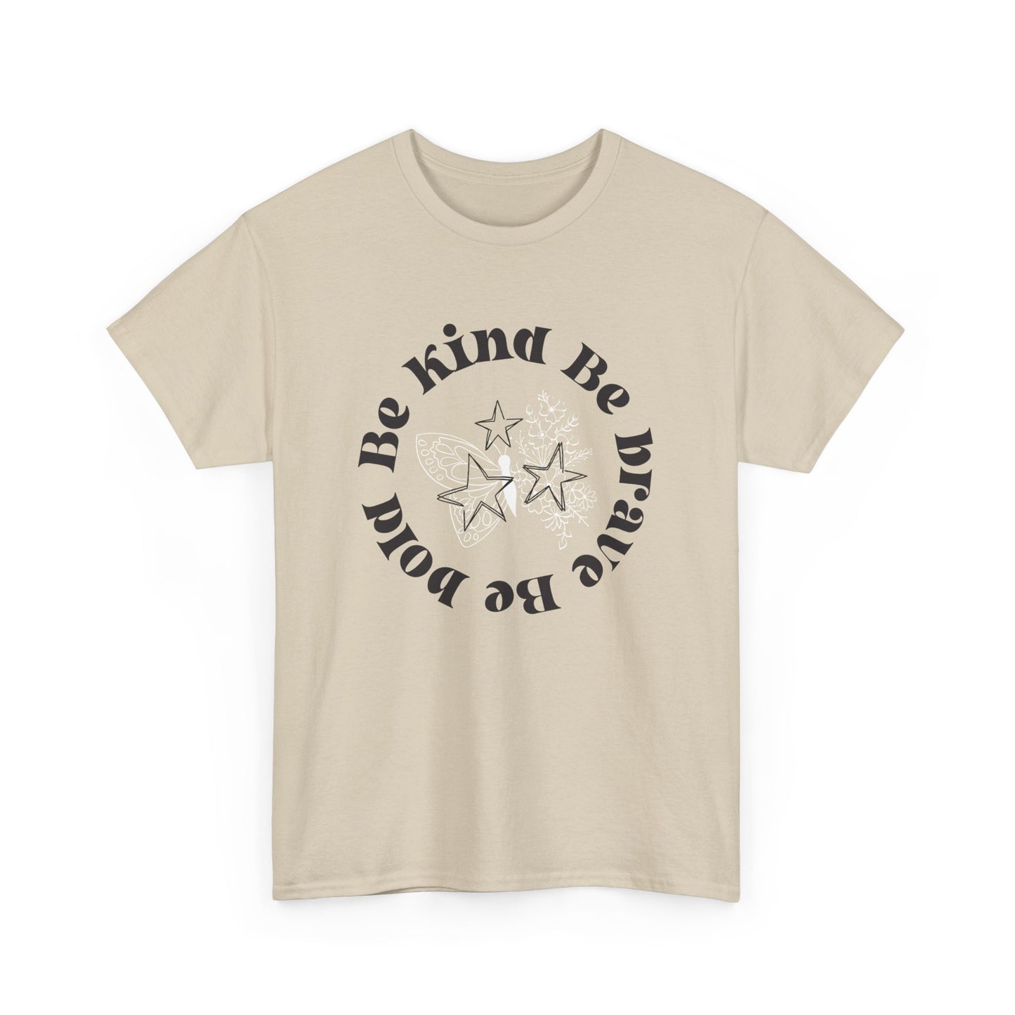 Be Kind Unisex Heavy Cotton Tee - Comfortable, Positive Vibes Apparel