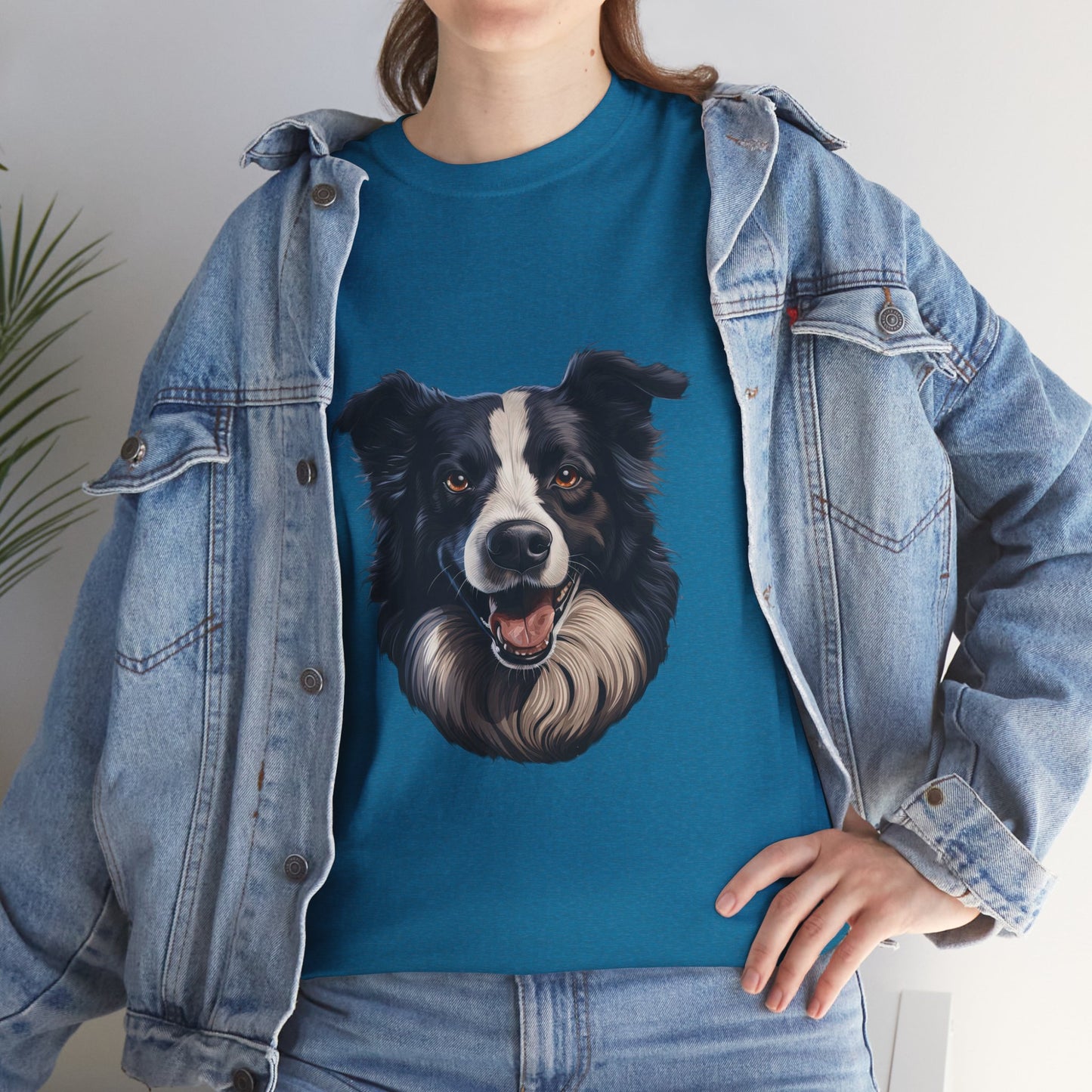 Dog Lover Unisex Tee with Vibrant Design - Ideal for Casual Outings and Gifting