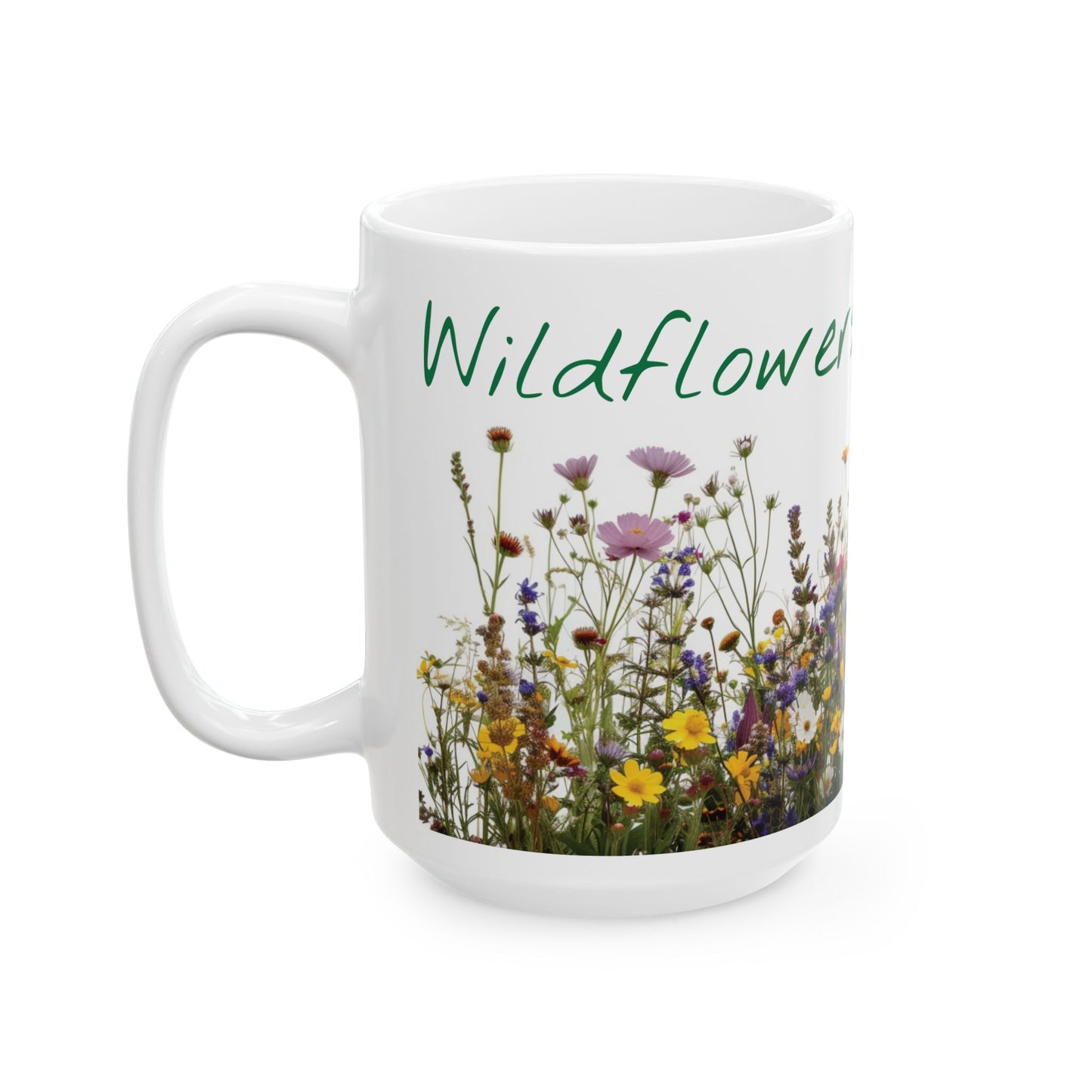 Vibrant Floral Ceramic Mug - Great for Nature Lovers