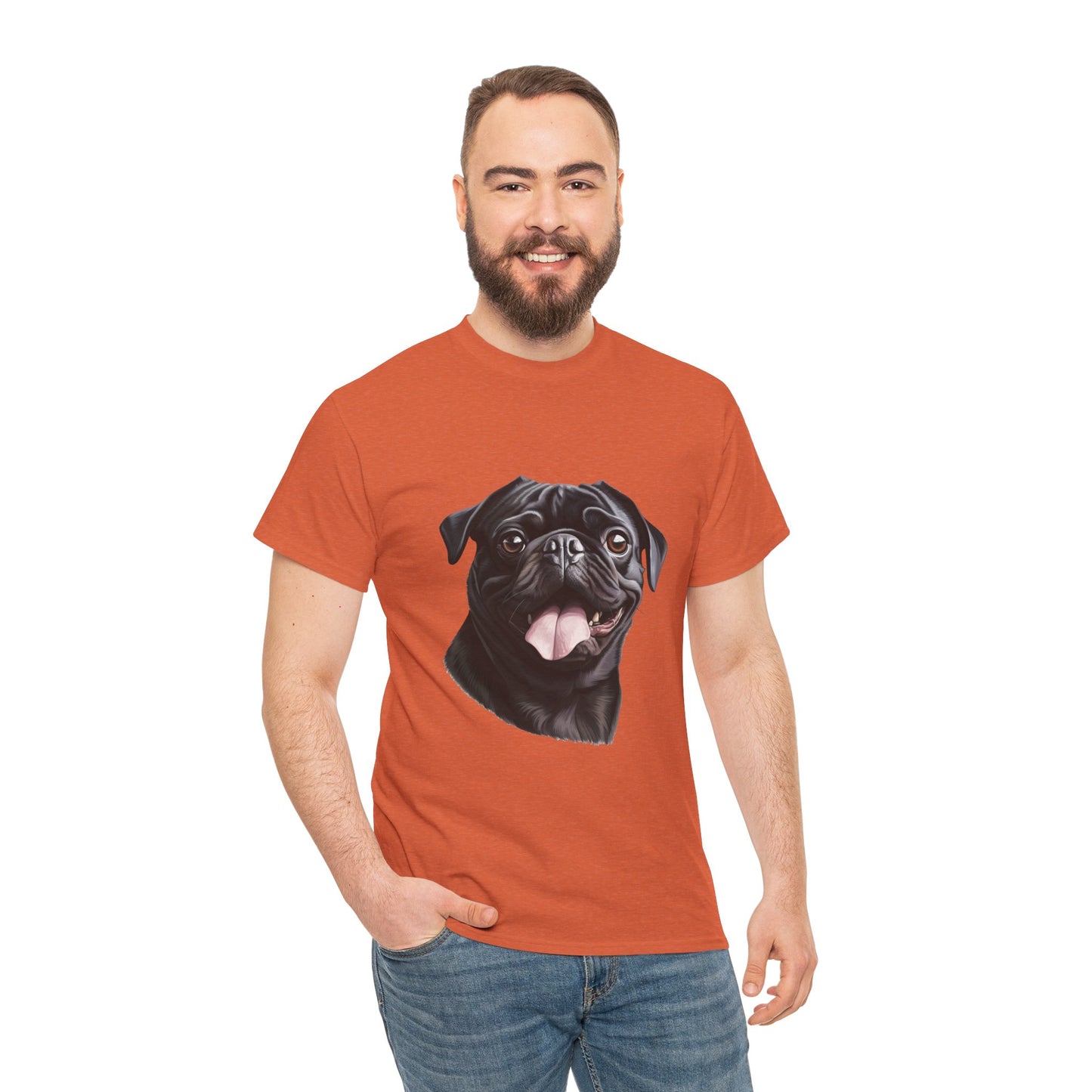 Dog Lover Unisex Tee with Vibrant Design - Ideal for Casual Outings and Gifting