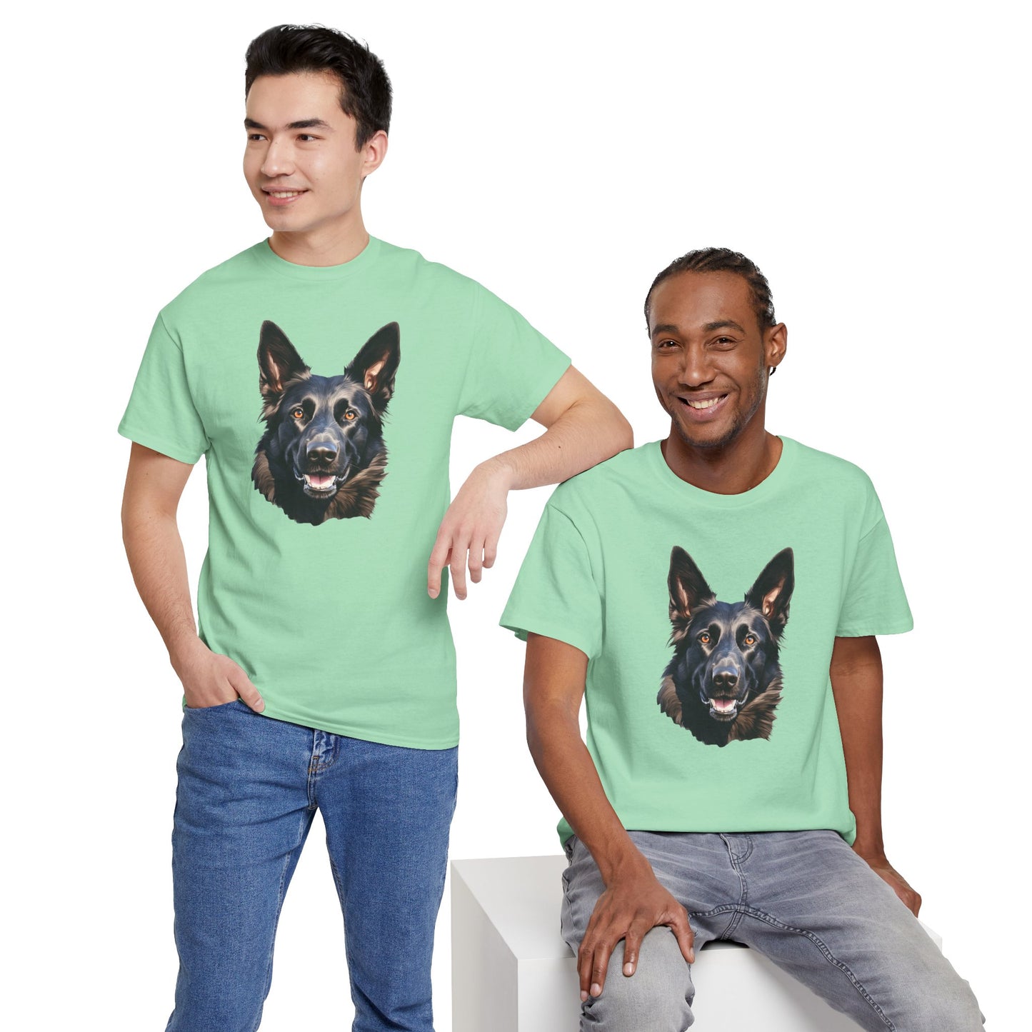 Dog Lover Unisex Tee with Vibrant Design - Ideal for Casual Outings and Gifting
