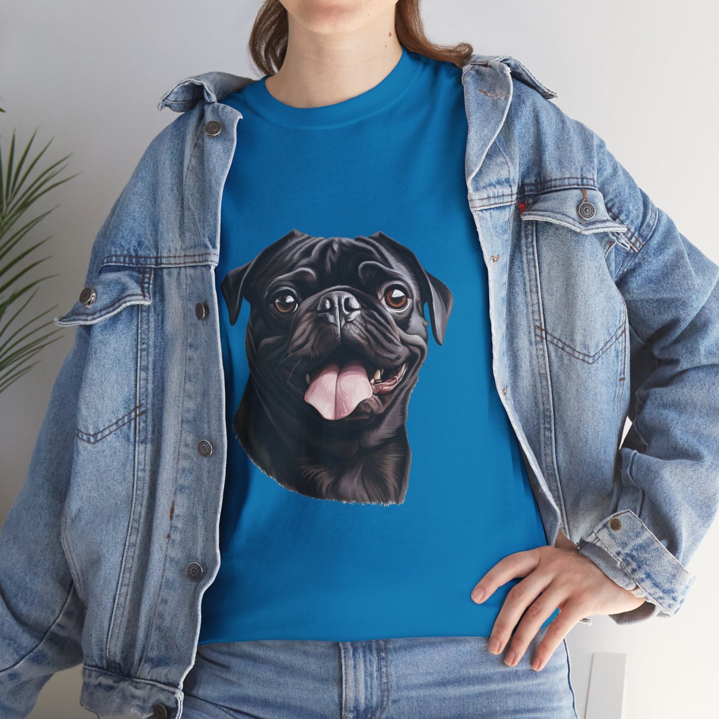 Dog Lover Unisex Tee with Vibrant Design - Ideal for Casual Outings and Gifting