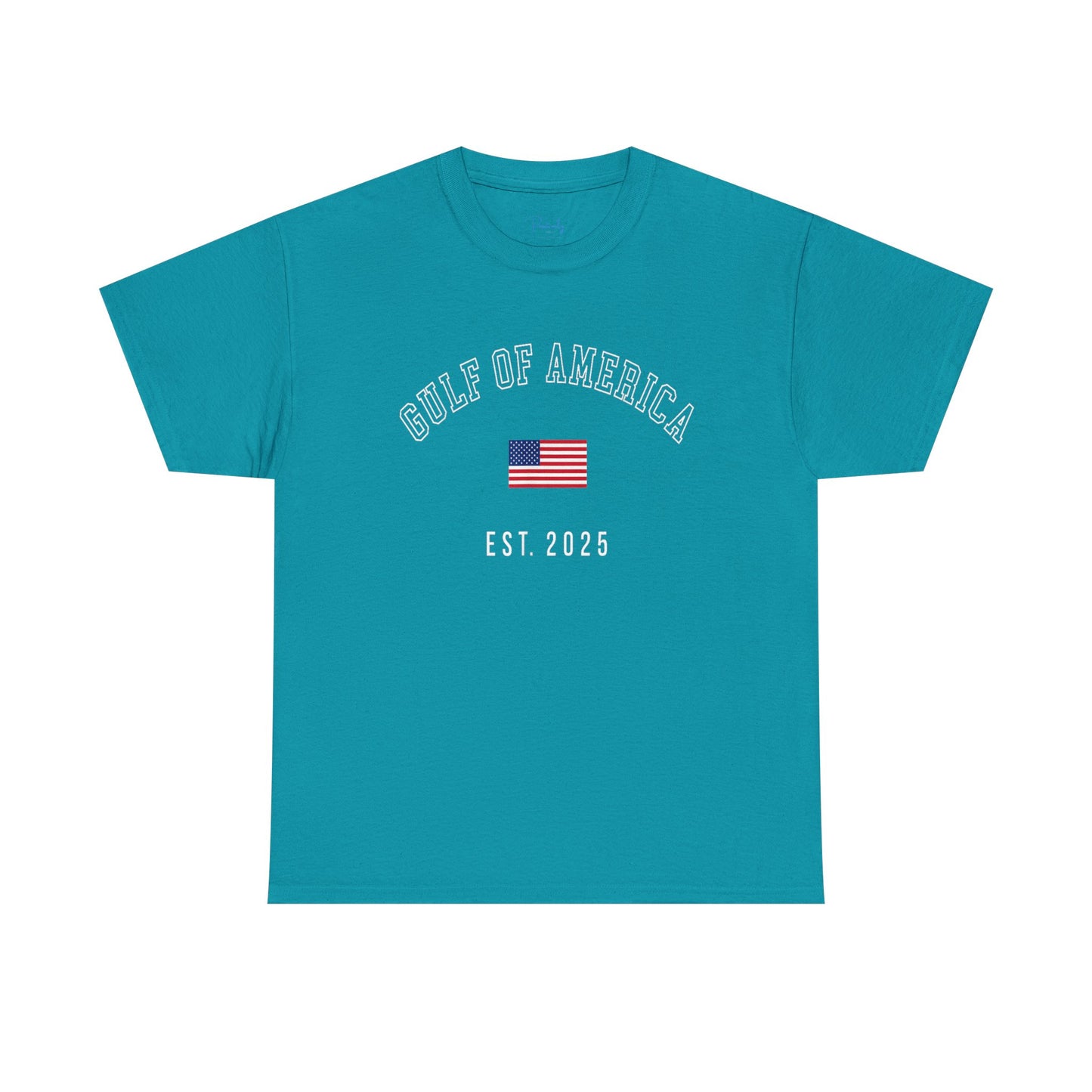 Unisex Heavy Cotton Tee American Pride "Gulf of America" - Celebrate Independence Day & Everyday Comfort