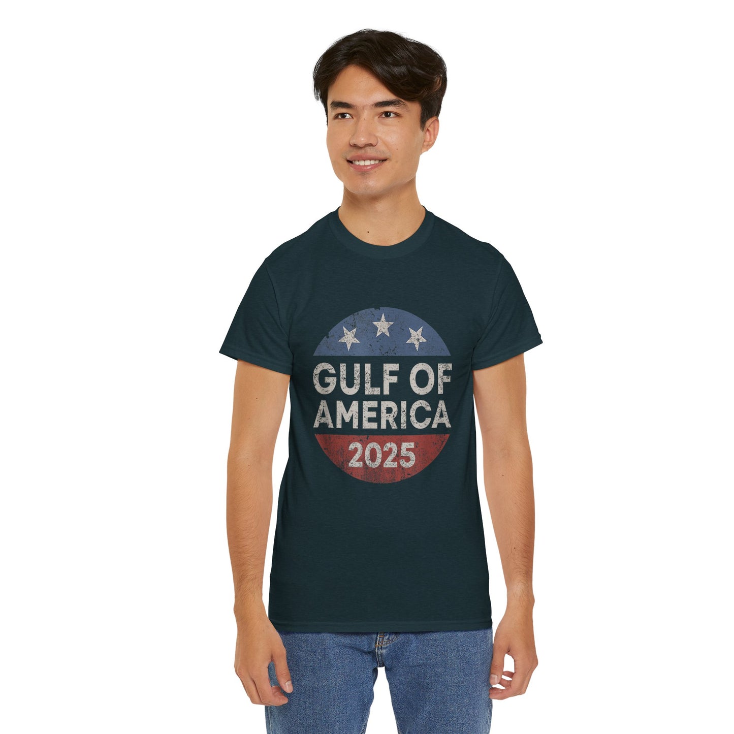 "Gulf of America" Unisex Heavy Cotton Tee - Celebrate American Pride & Everyday Comfort