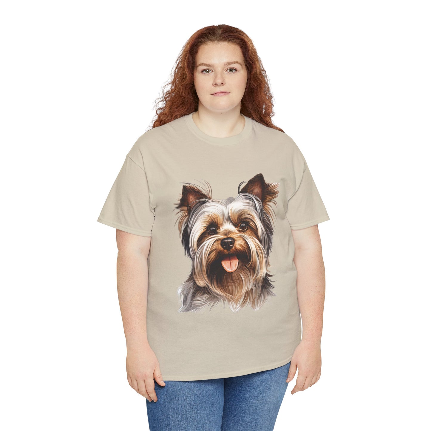 Dog Lover Unisex Tee with Vibrant Design - Ideal for Casual Outings and Gifting Yorkshire Terrier