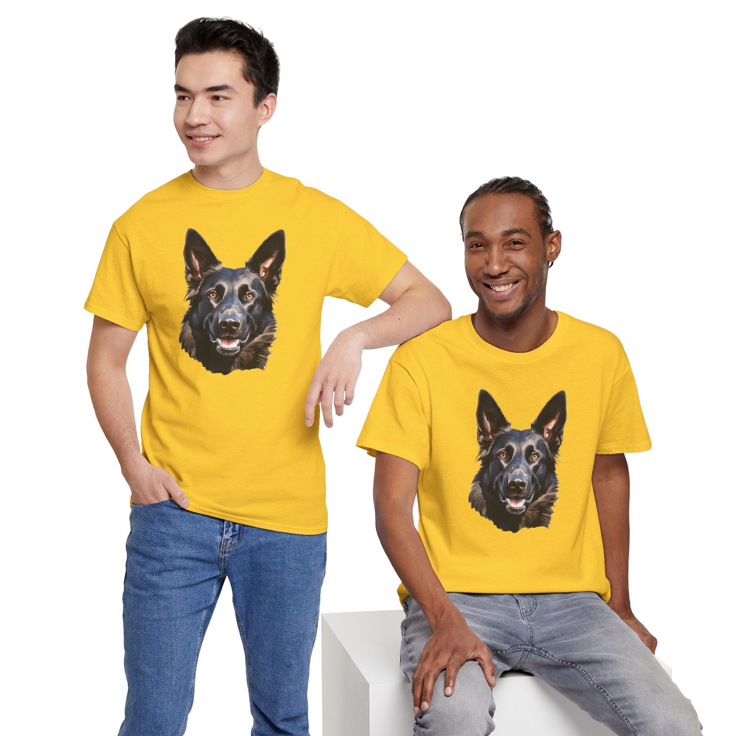 Dog Lover Unisex Tee with Vibrant Design - Ideal for Casual Outings and Gifting