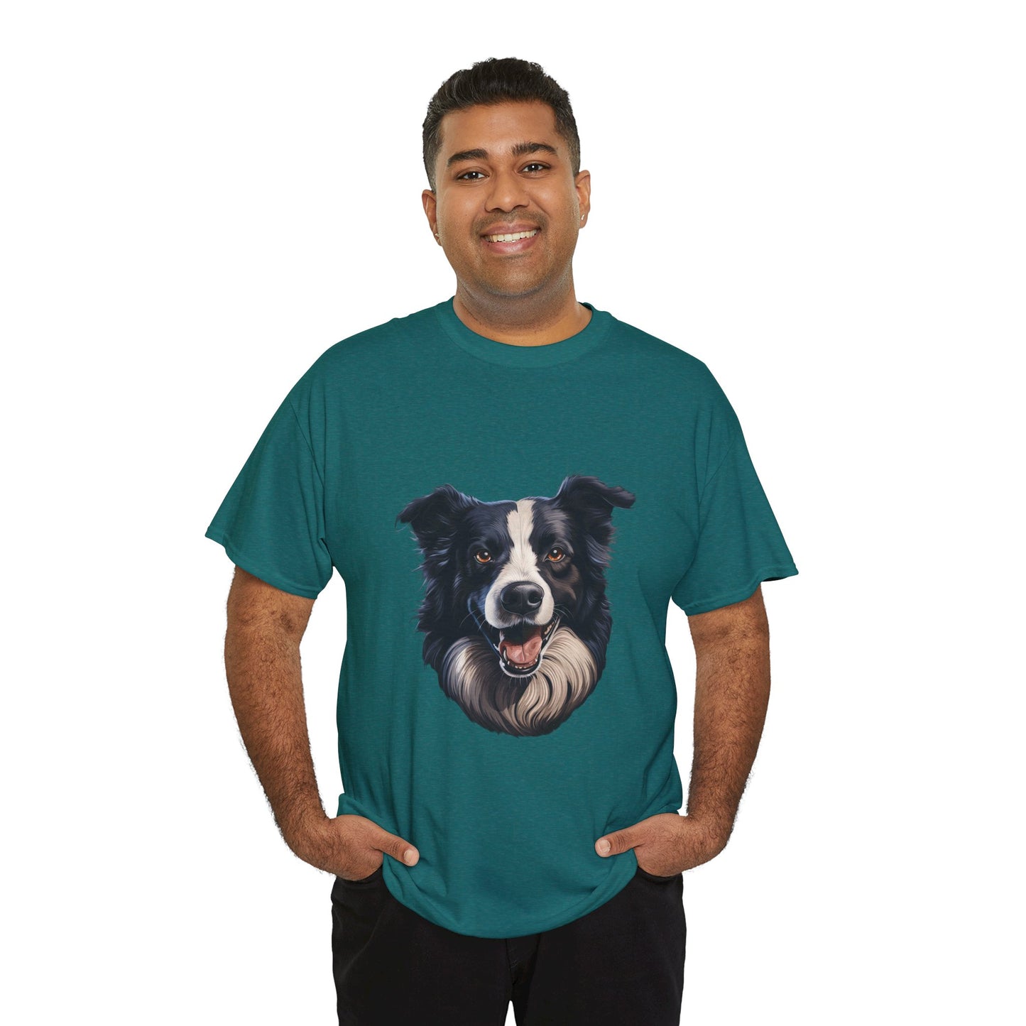 Dog Lover Unisex Tee with Vibrant Design - Ideal for Casual Outings and Gifting
