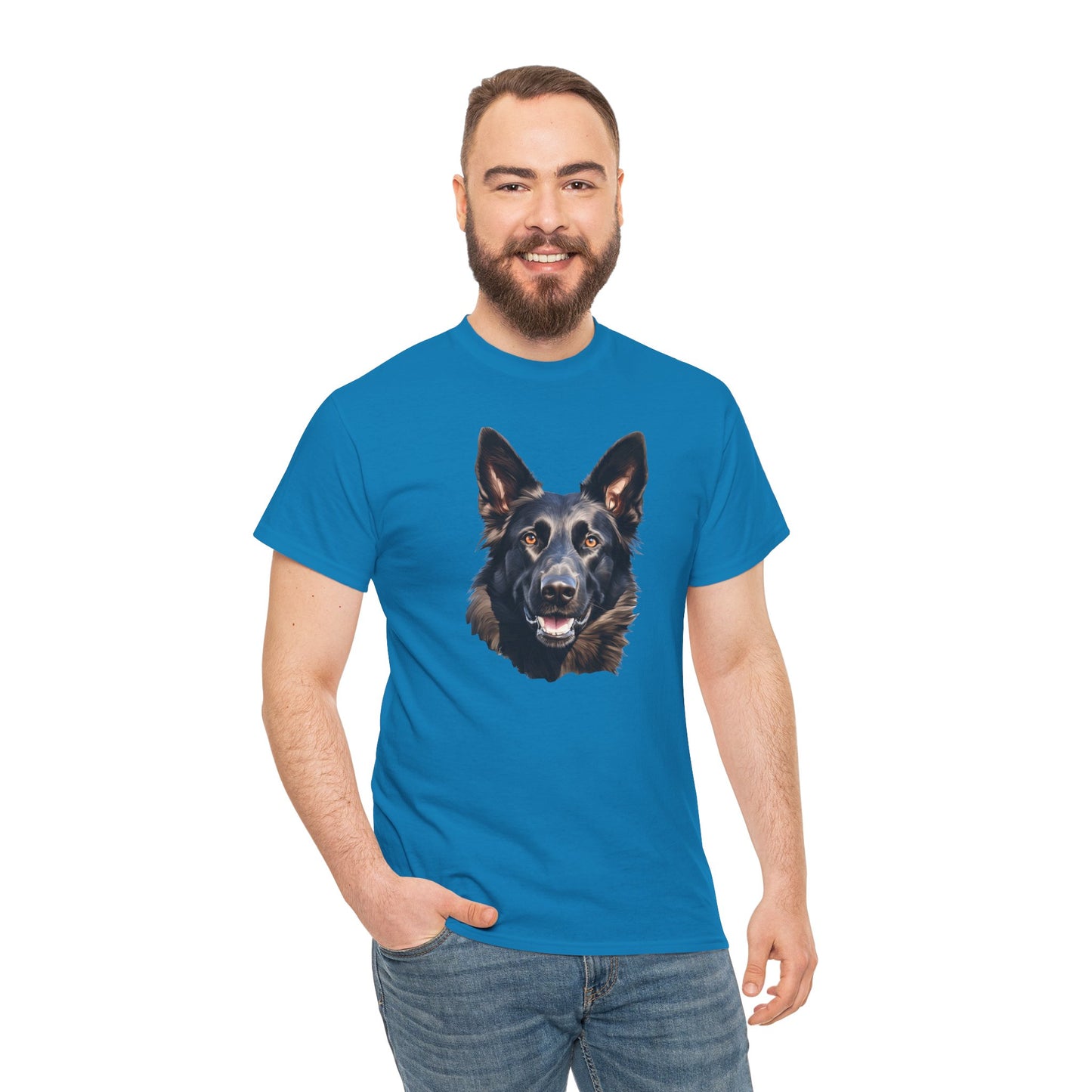 Dog Lover Unisex Tee with Vibrant Design - Ideal for Casual Outings and Gifting