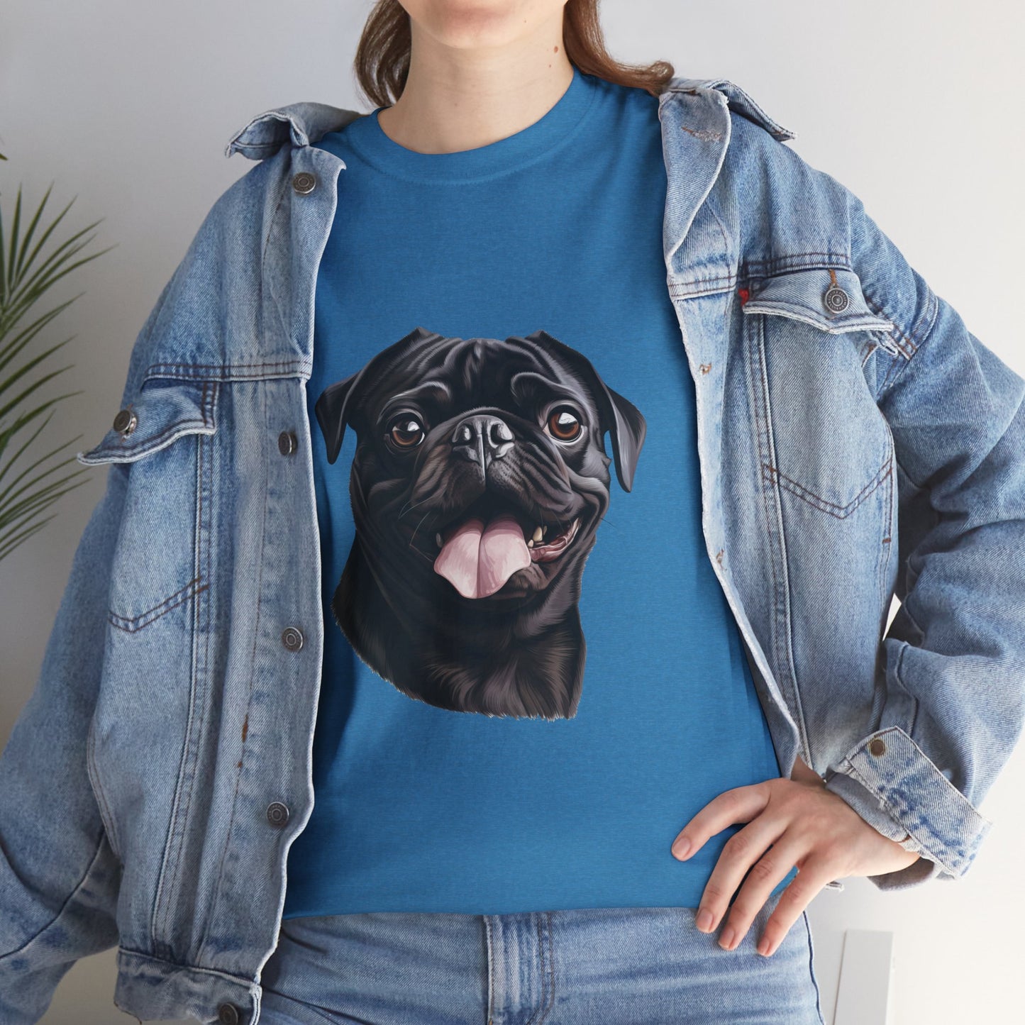 Dog Lover Unisex Tee with Vibrant Design - Ideal for Casual Outings and Gifting