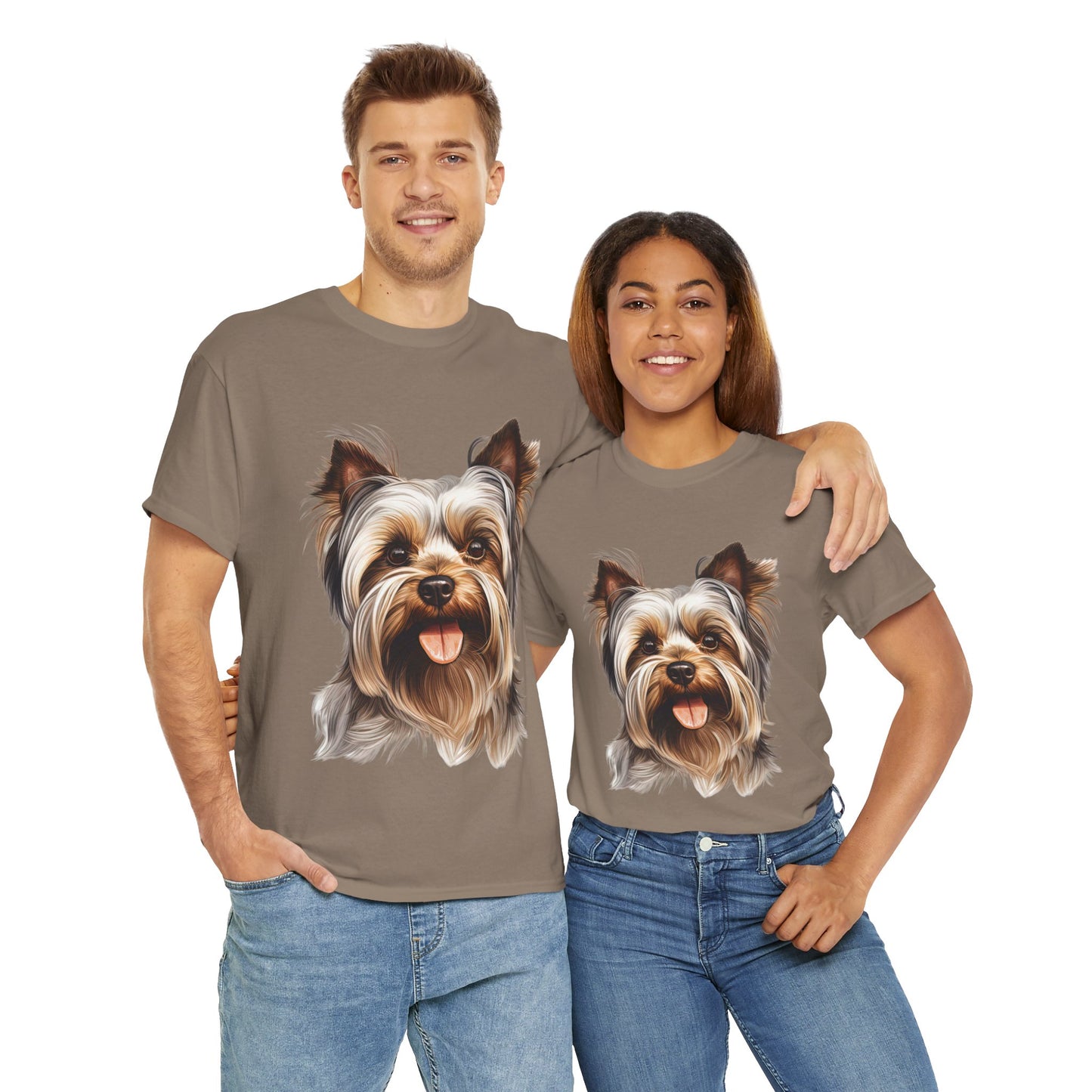 Dog Lover Unisex Tee with Vibrant Design - Ideal for Casual Outings and Gifting Yorkshire Terrier