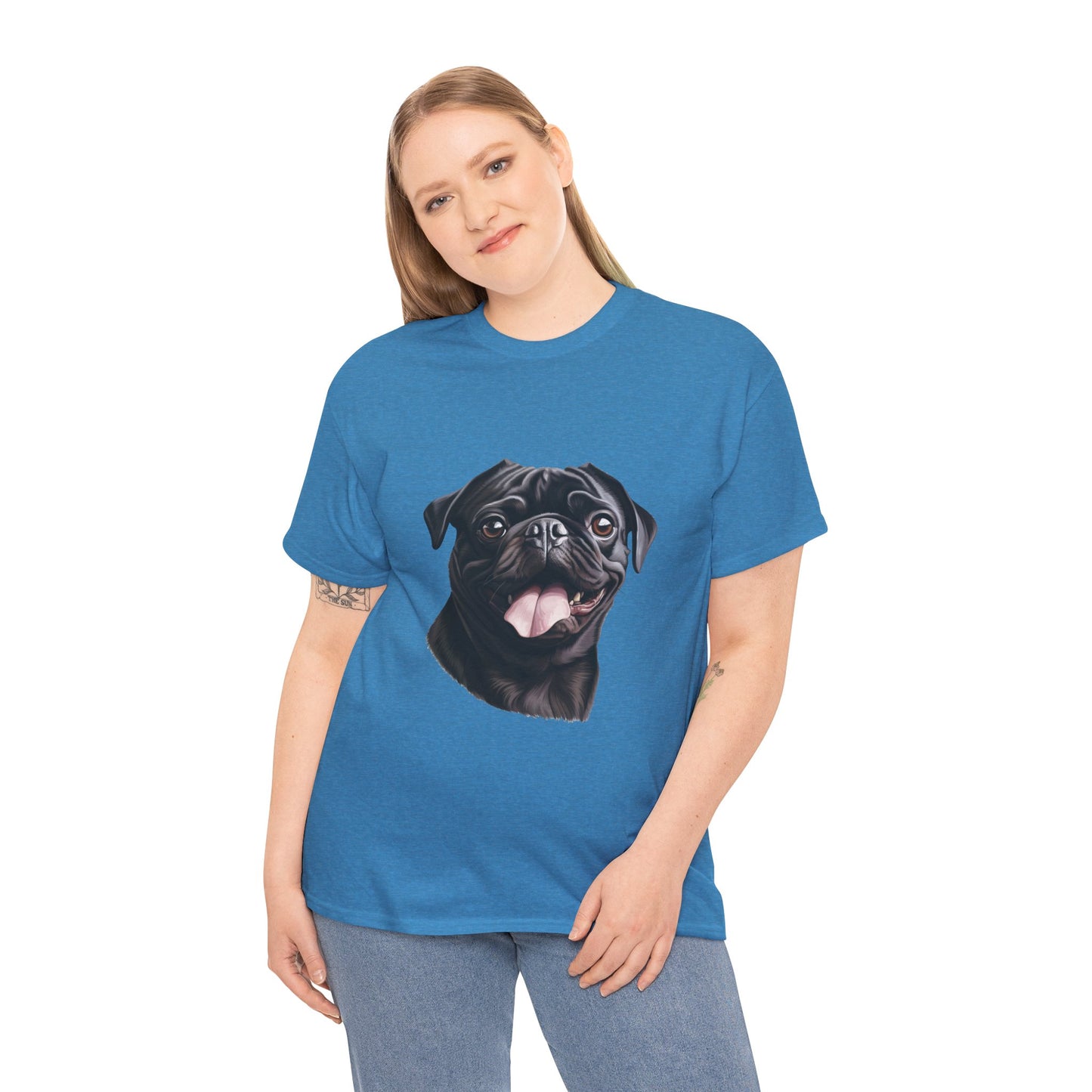 Dog Lover Unisex Tee with Vibrant Design - Ideal for Casual Outings and Gifting