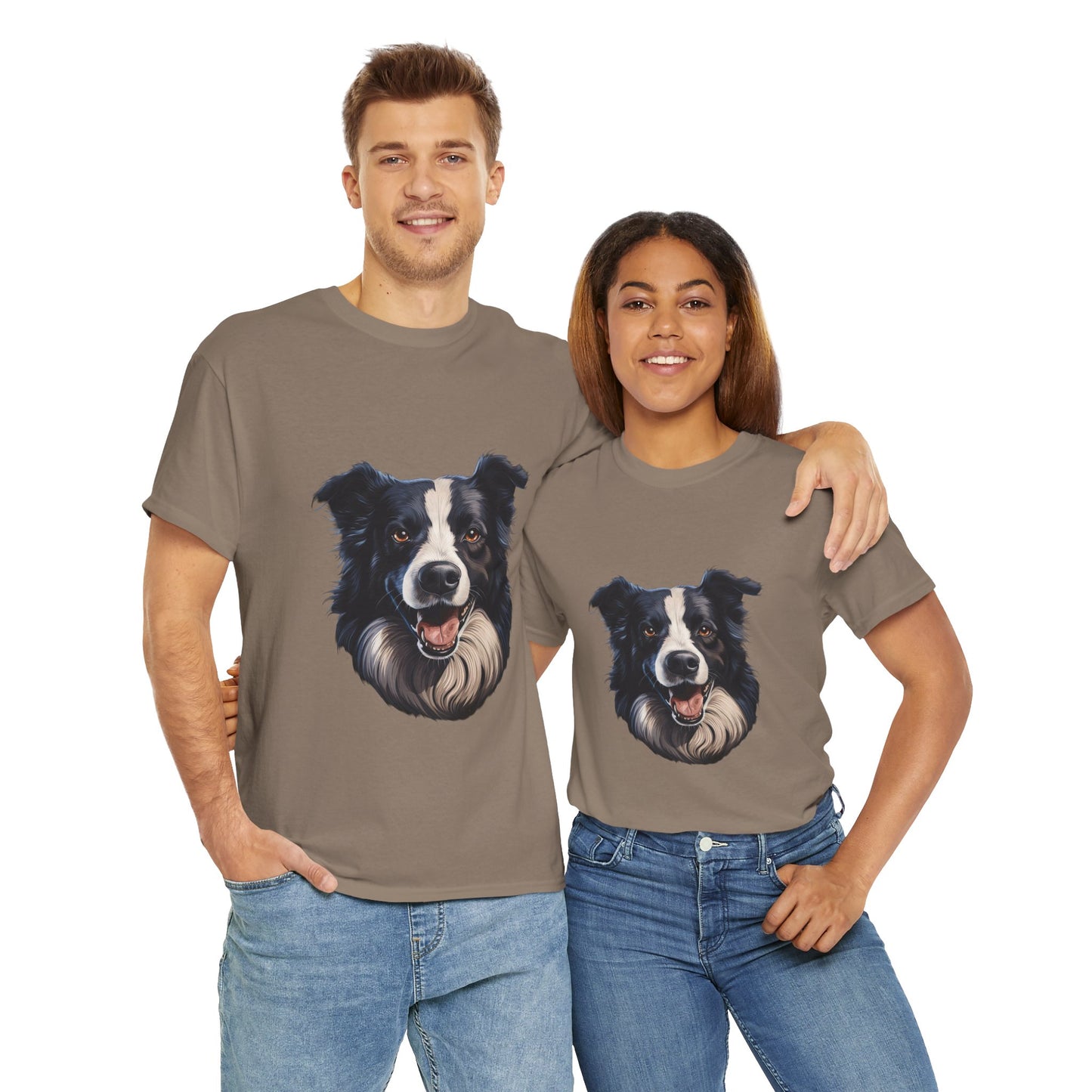 Dog Lover Unisex Tee with Vibrant Design - Ideal for Casual Outings and Gifting
