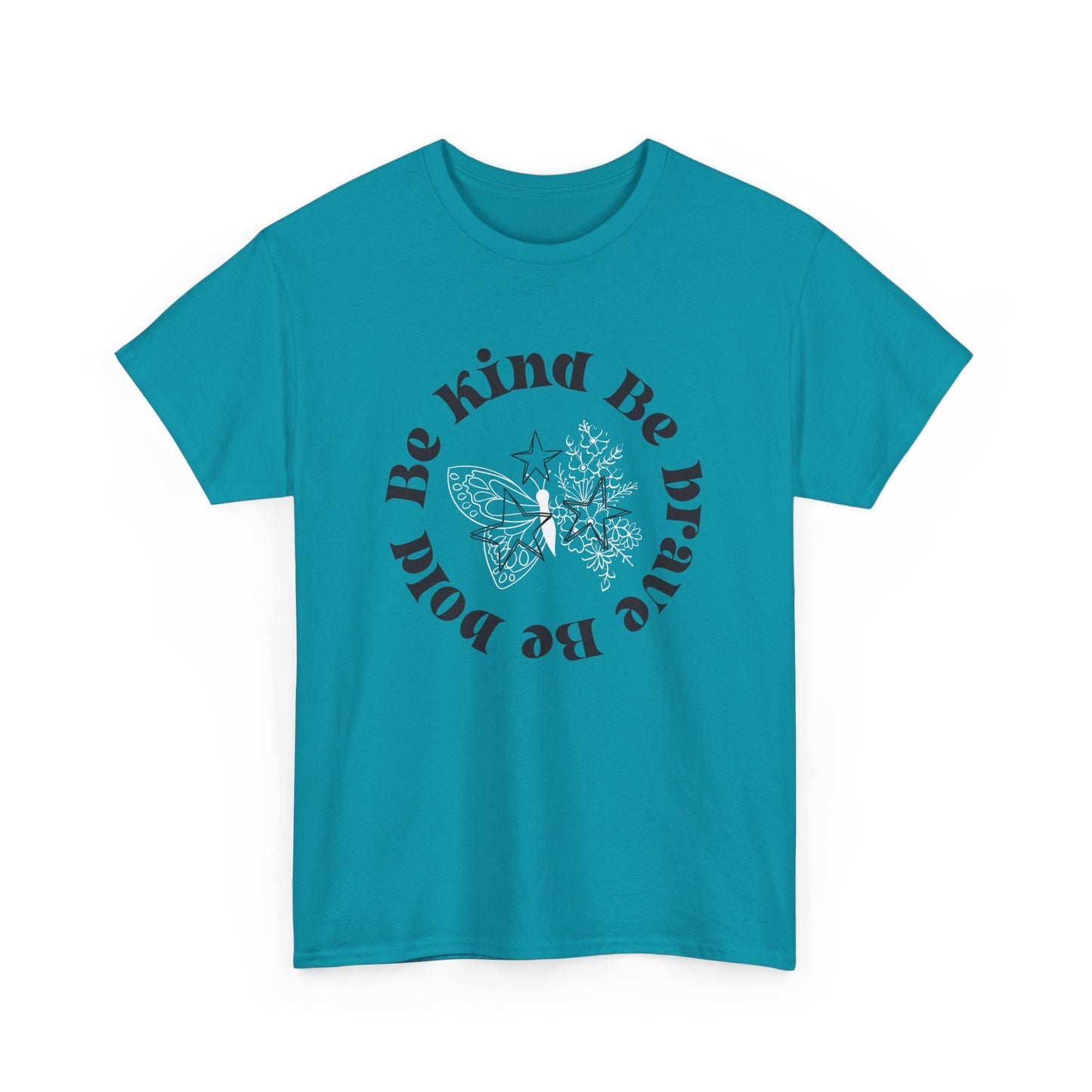 Be Kind Unisex Heavy Cotton Tee - Comfortable, Positive Vibes Apparel