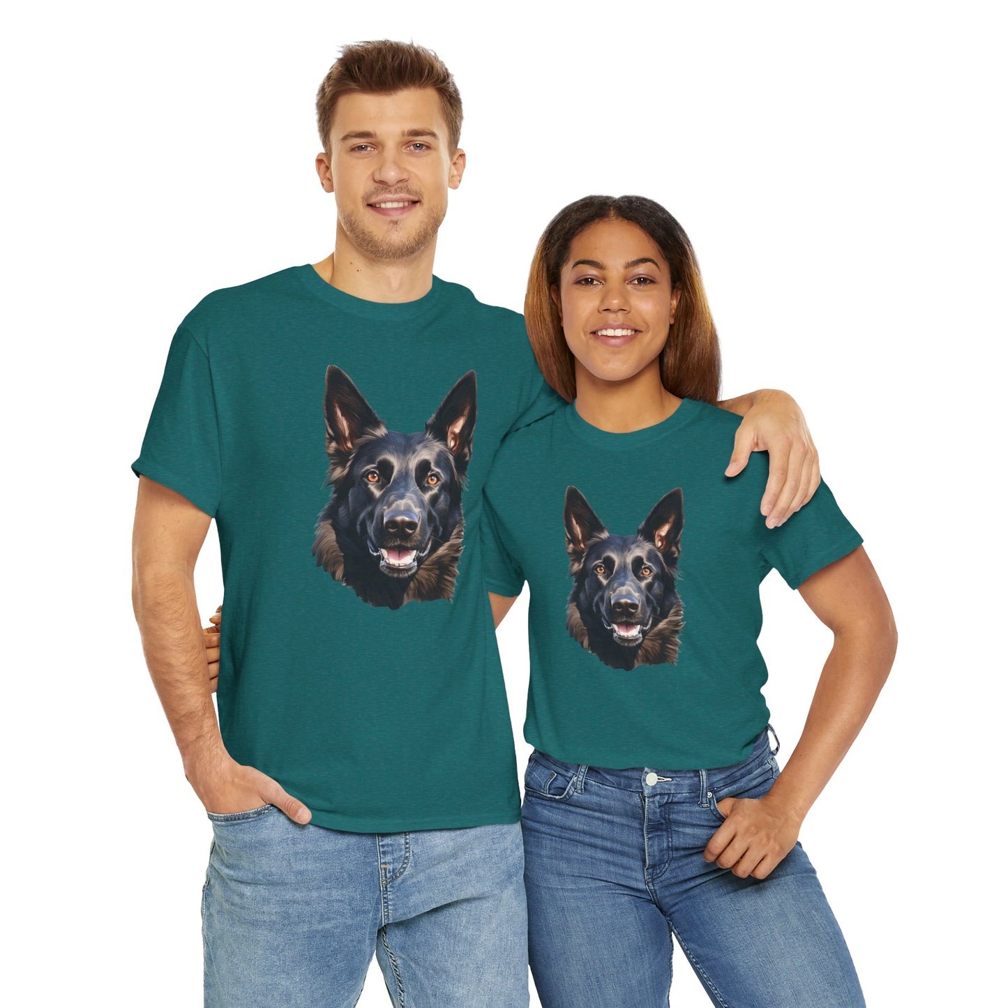 Dog Lover Unisex Tee with Vibrant Design - Ideal for Casual Outings and Gifting