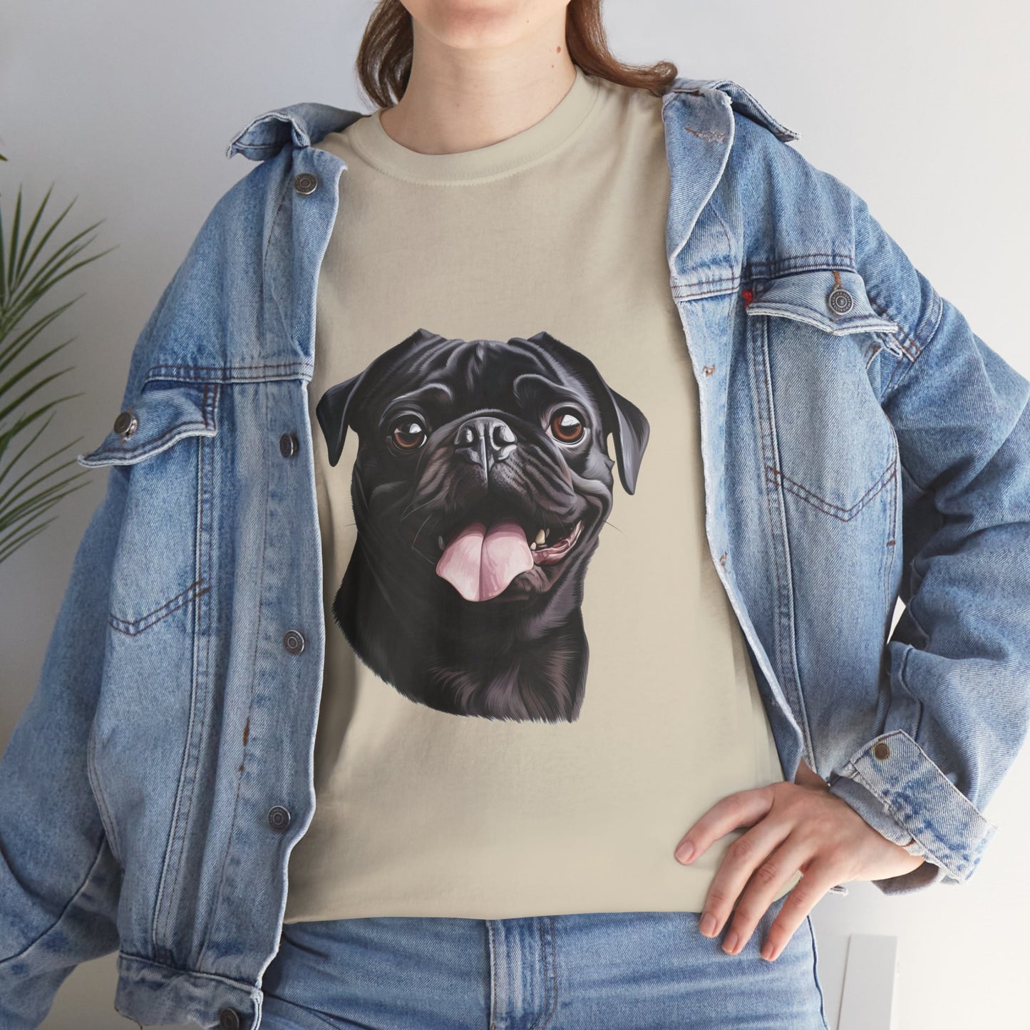 Dog Lover Unisex Tee with Vibrant Design - Ideal for Casual Outings and Gifting