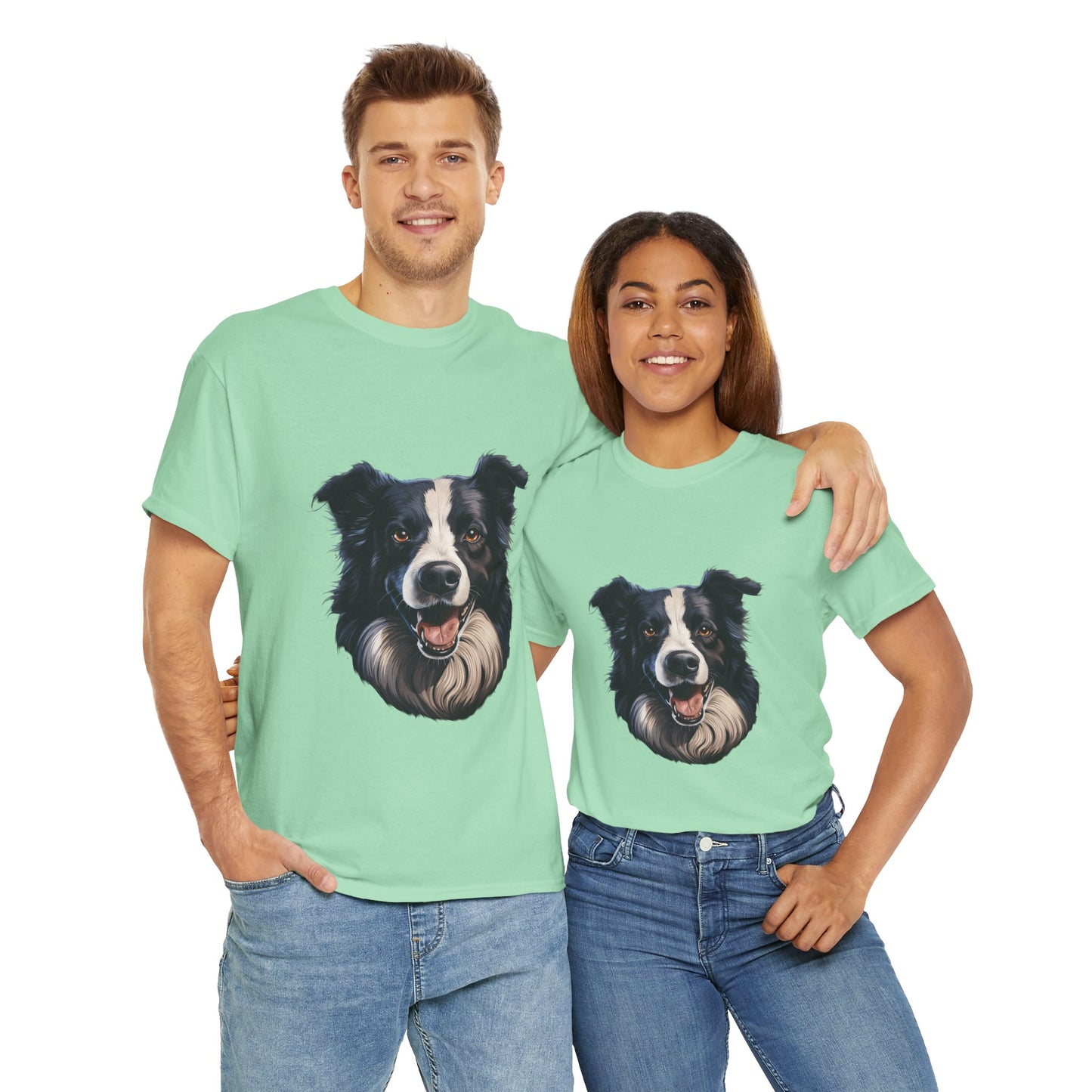 Dog Lover Unisex Tee with Vibrant Design - Ideal for Casual Outings and Gifting